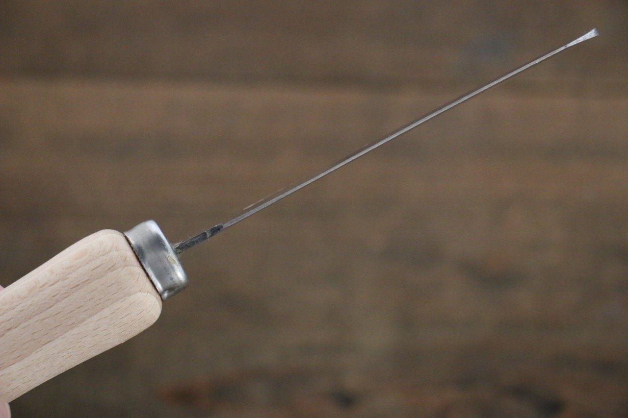 堺 孝行 不鏽鋼 平型鮑魚鏟 210mm - 清助刃物