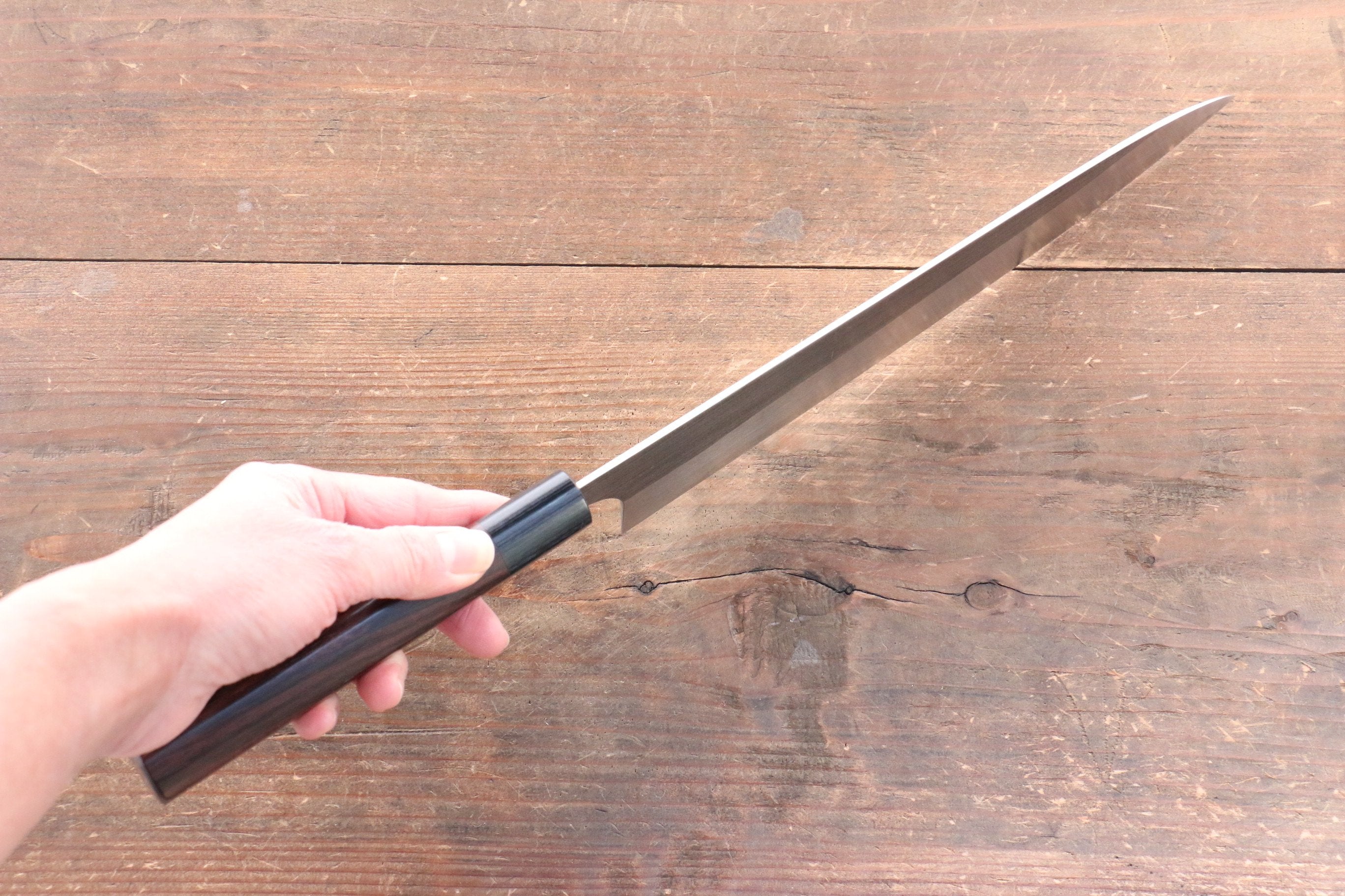 尾形 峻吾 SG2 黑打 黑打 筋引 240mm 紫檀木 握把 - 清助刃物