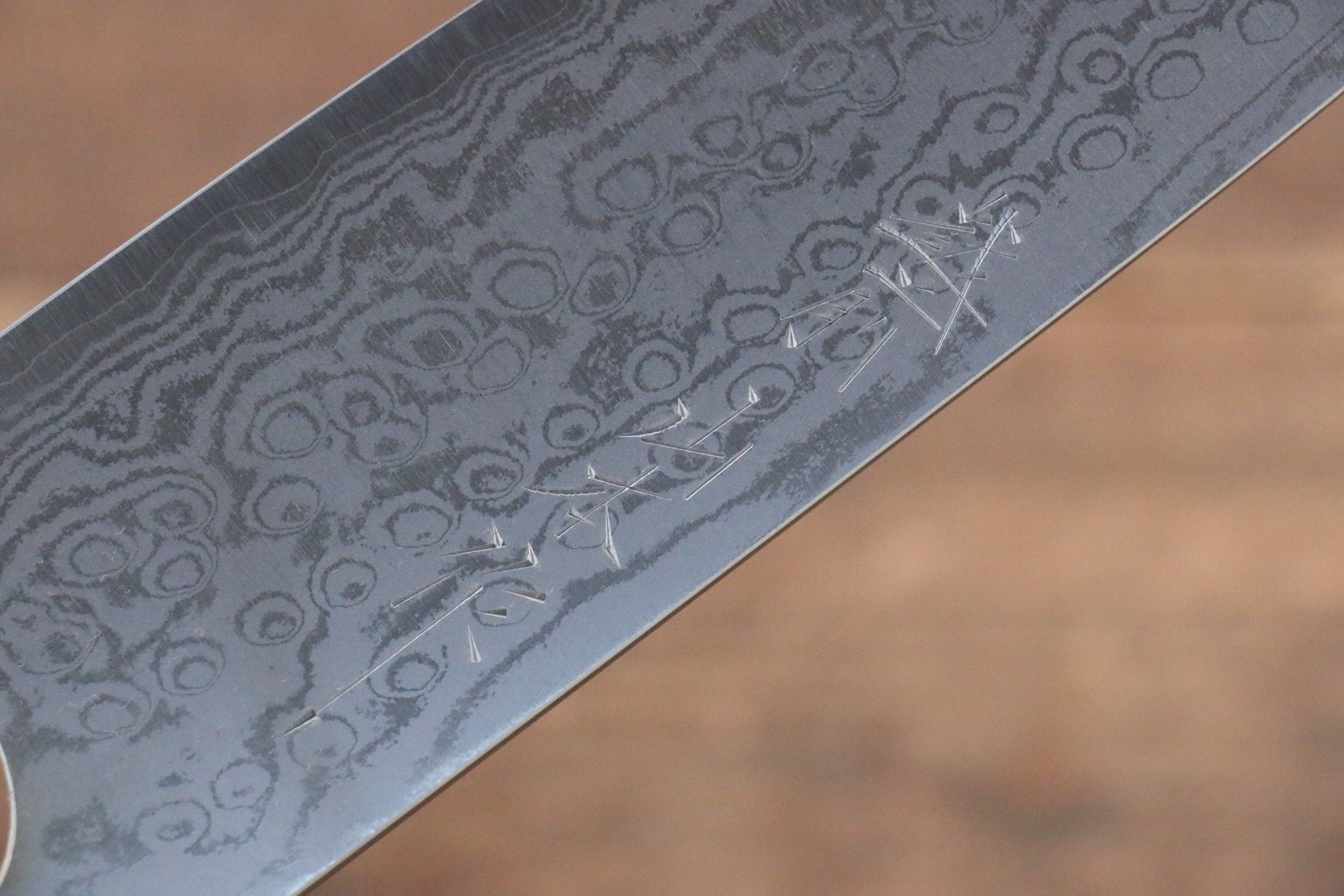 山本 直 VG10 大馬士革紋 三德刀 170mm 櫻桃木握把 - 清助刃物
