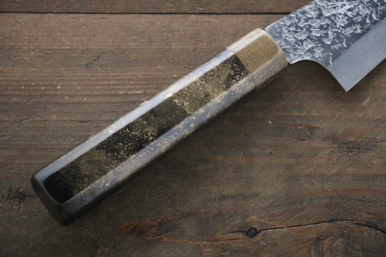 黑崎 優 雫 SG2 鎚目 小三德刀 160mm 鐵木握把 - 清助刃物