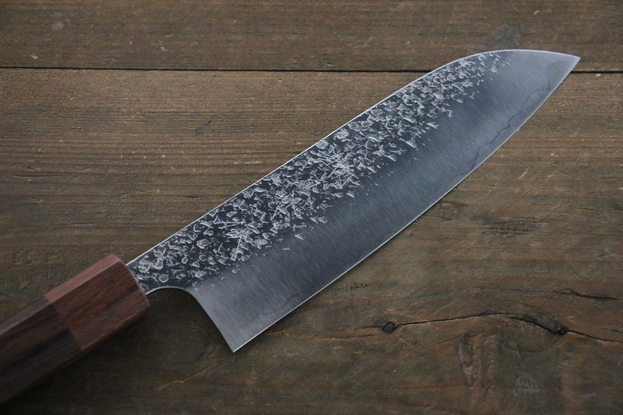 黑崎 優 雫 SG2 鎚目 三德刀 165mm 紫檀木握把 - 清助刃物