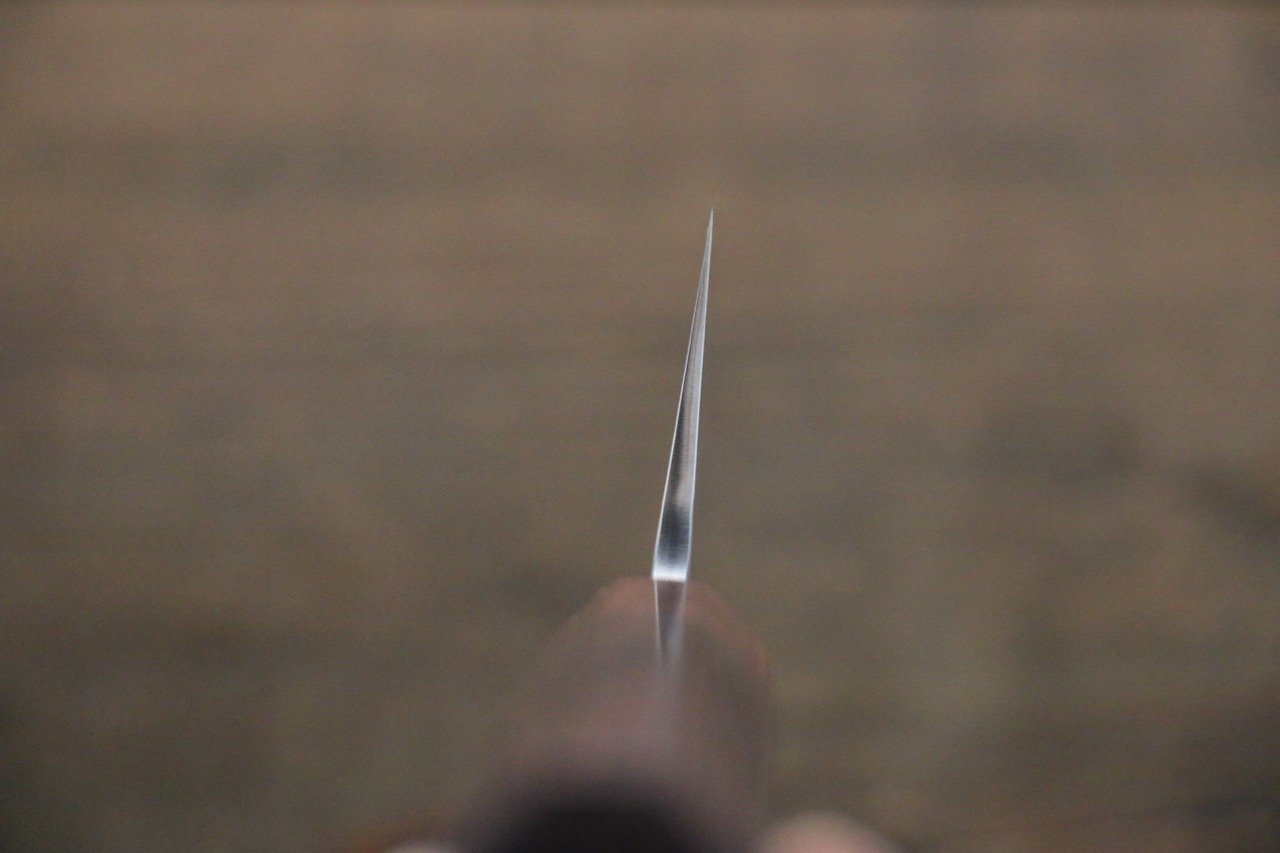 黑崎 優 雫 SG2 鎚目 三德刀 165mm 紫檀木握把 - 清助刃物