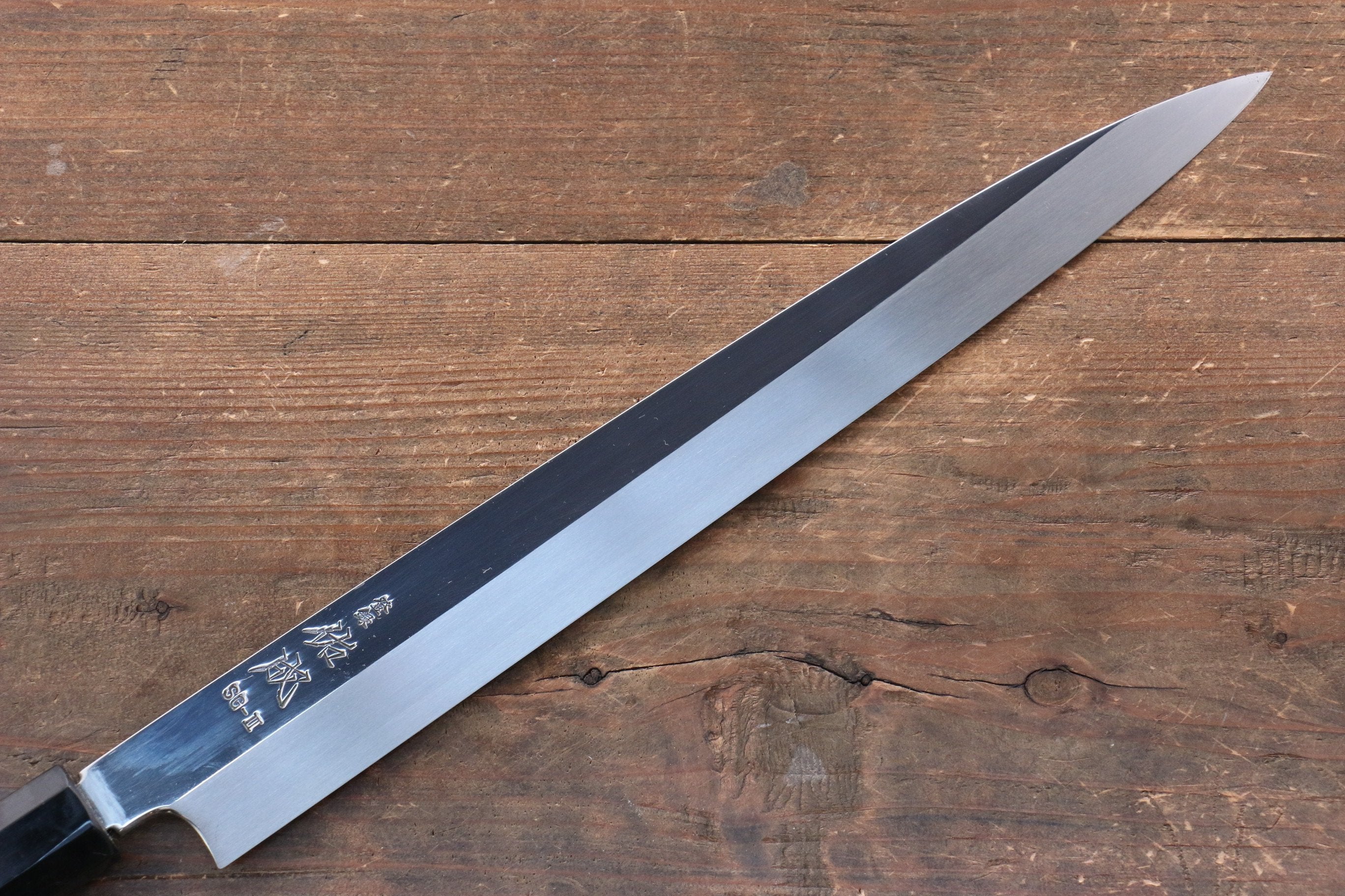 佑成 SG2 2層 柳刃 300mm 紫檀木握把 - 清助刃物