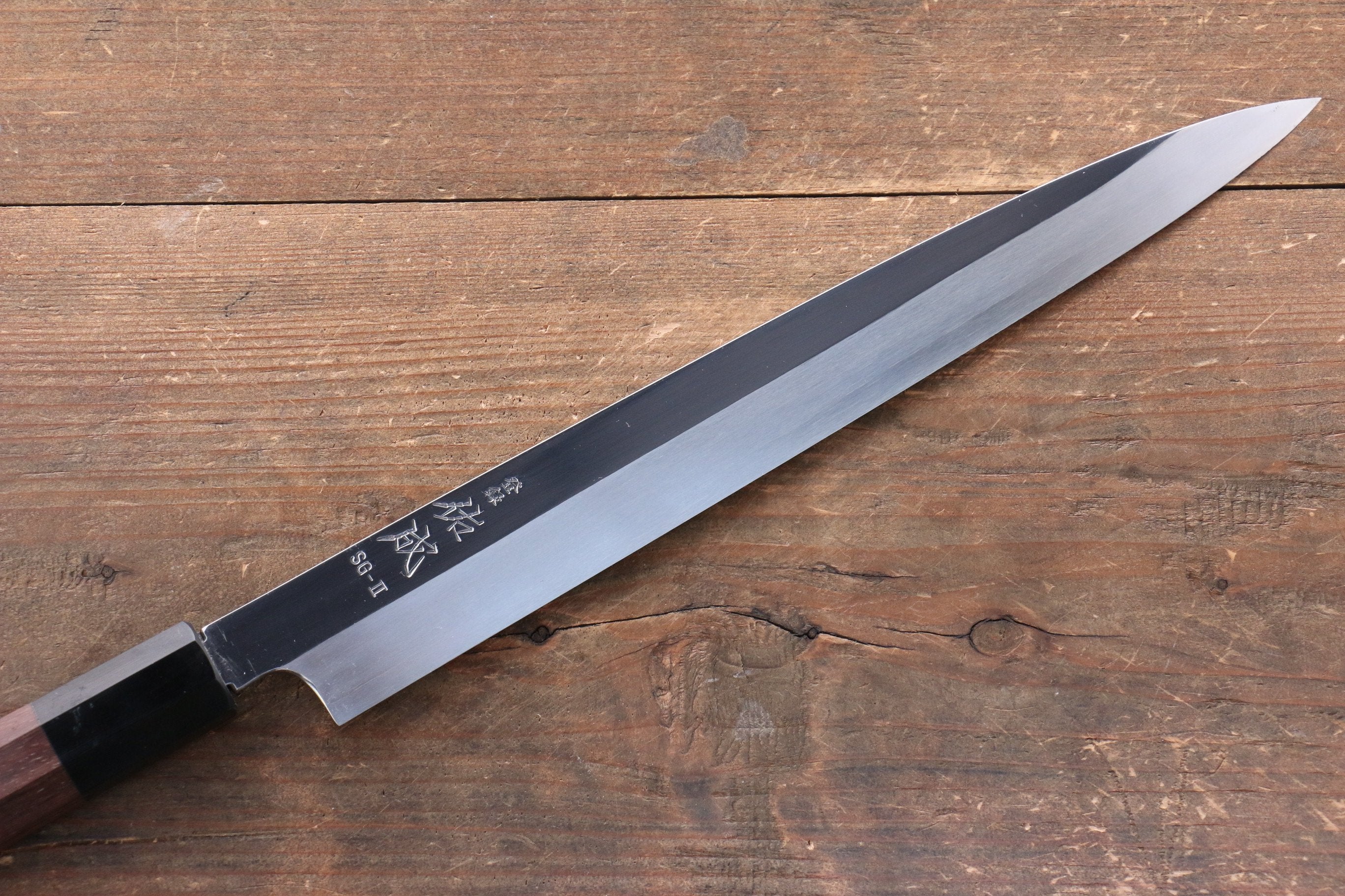 佑成 SG2 2層 柳刃 270mm 紫檀木握把 - 清助刃物