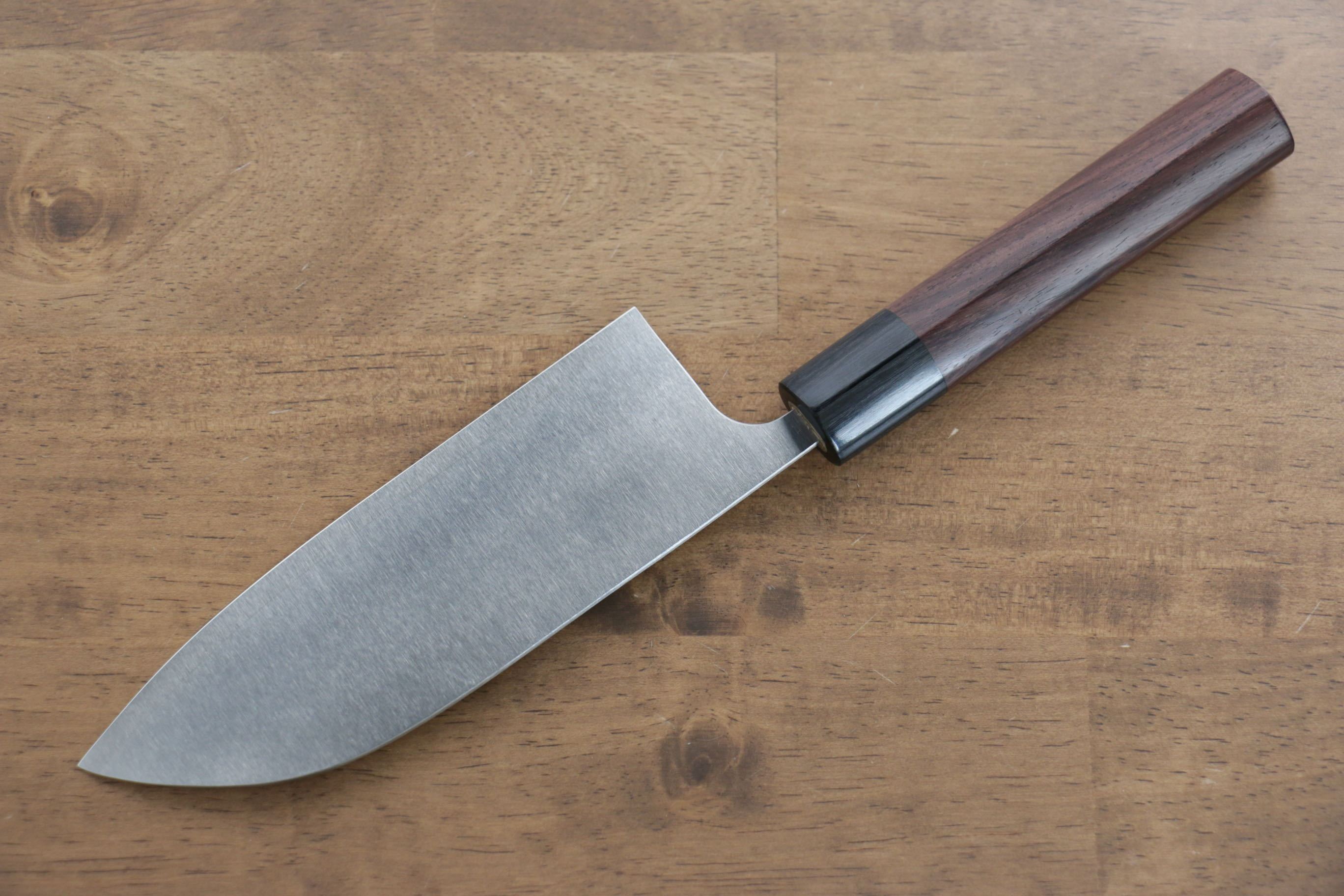清助 SG2 三德刀 150mm 紫檀木 握把 - 清助刃物