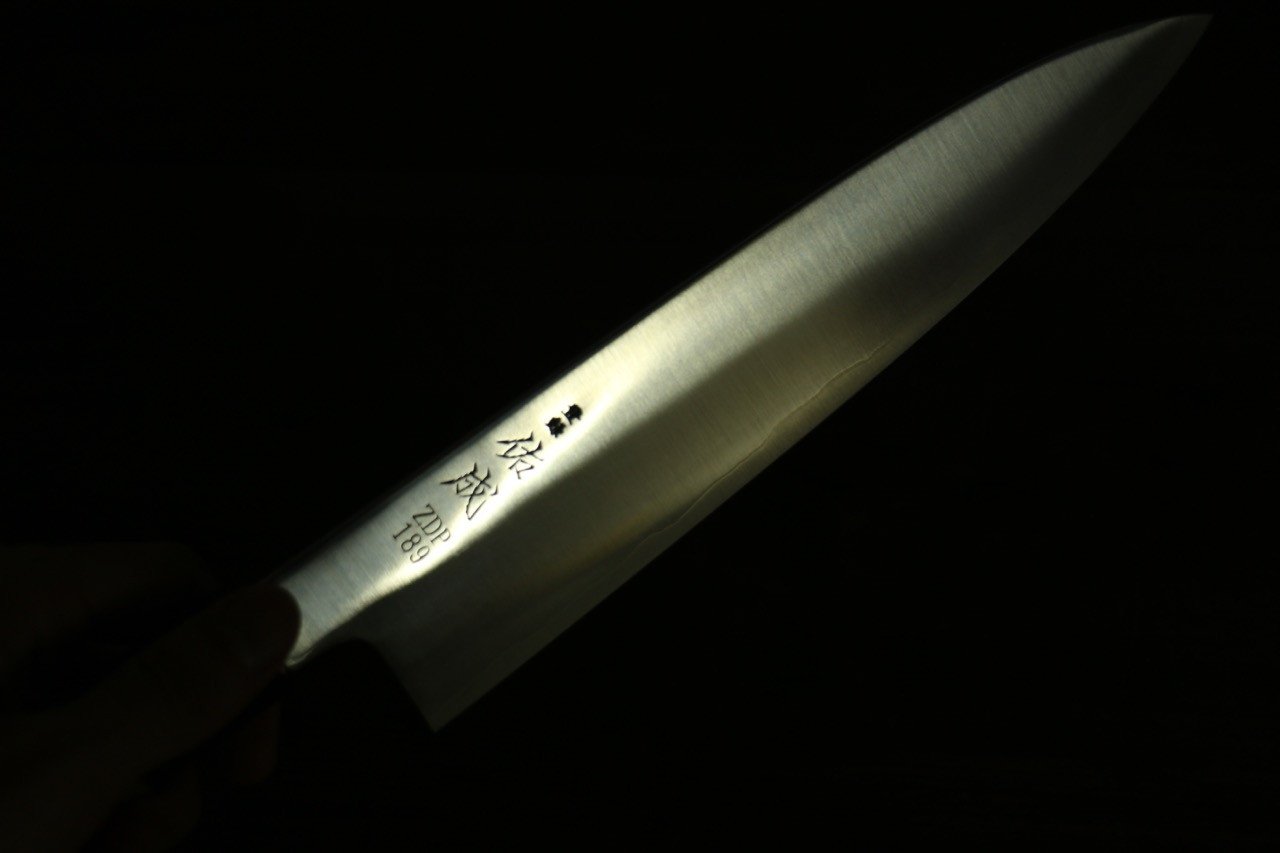 佑成 ZDP189 3層 牛刀 240mm 木蘭握把 - 清助刃物