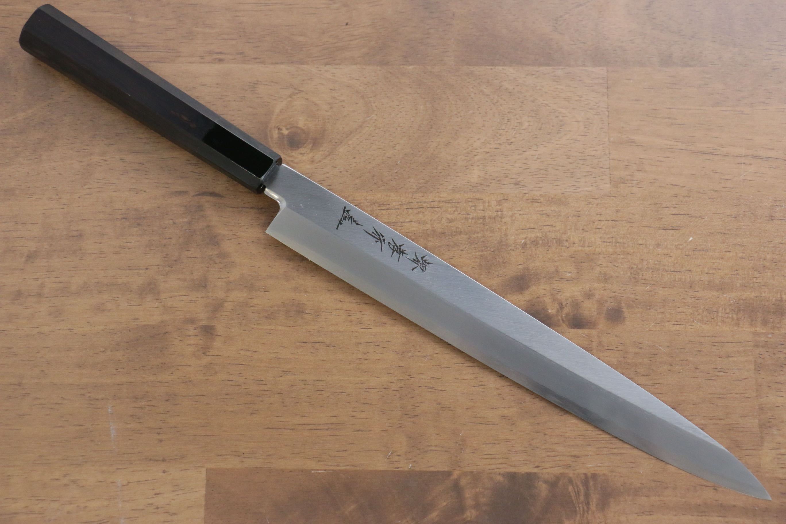 堺 孝行 主廚系列 銀三鋼 柳刃 270mm 黑檀握把 附刀鞘 - 清助刃物