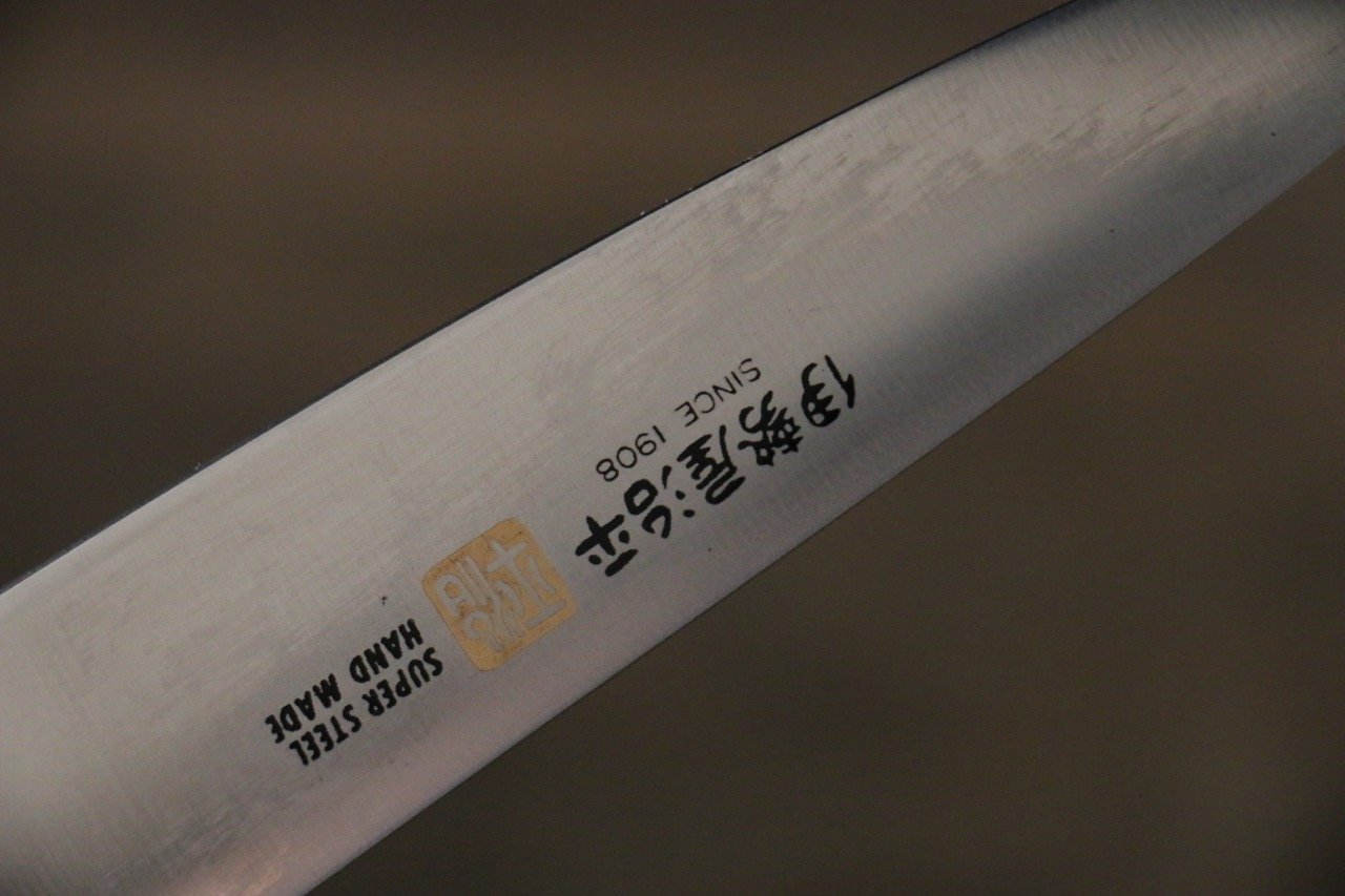 伊勢屋 鉬鋼(MOL) 多用途小刀 120mm 黑合成木 握把 - 清助刃物