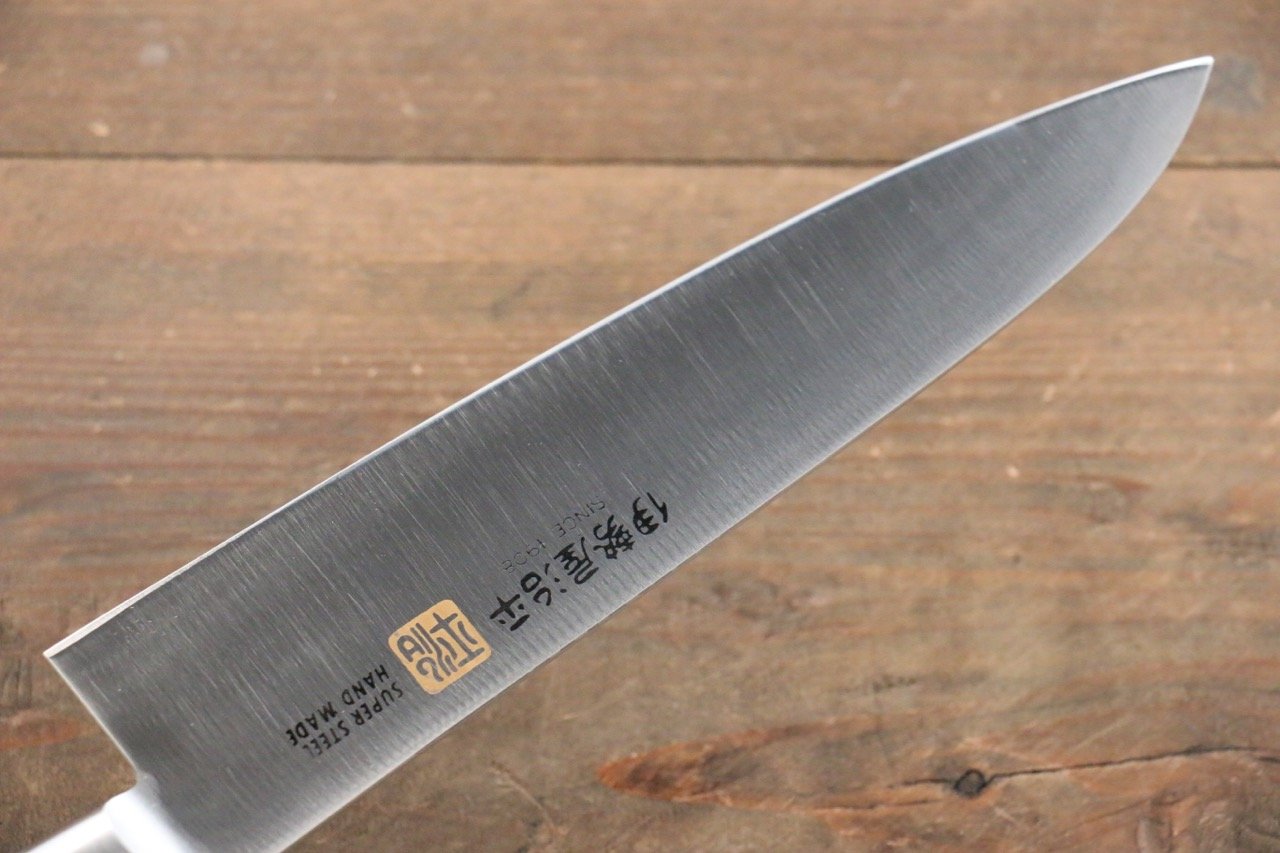 伊勢屋 鉬鋼(MOL) 牛刀 180mm 黑合成木 握把 - 清助刃物