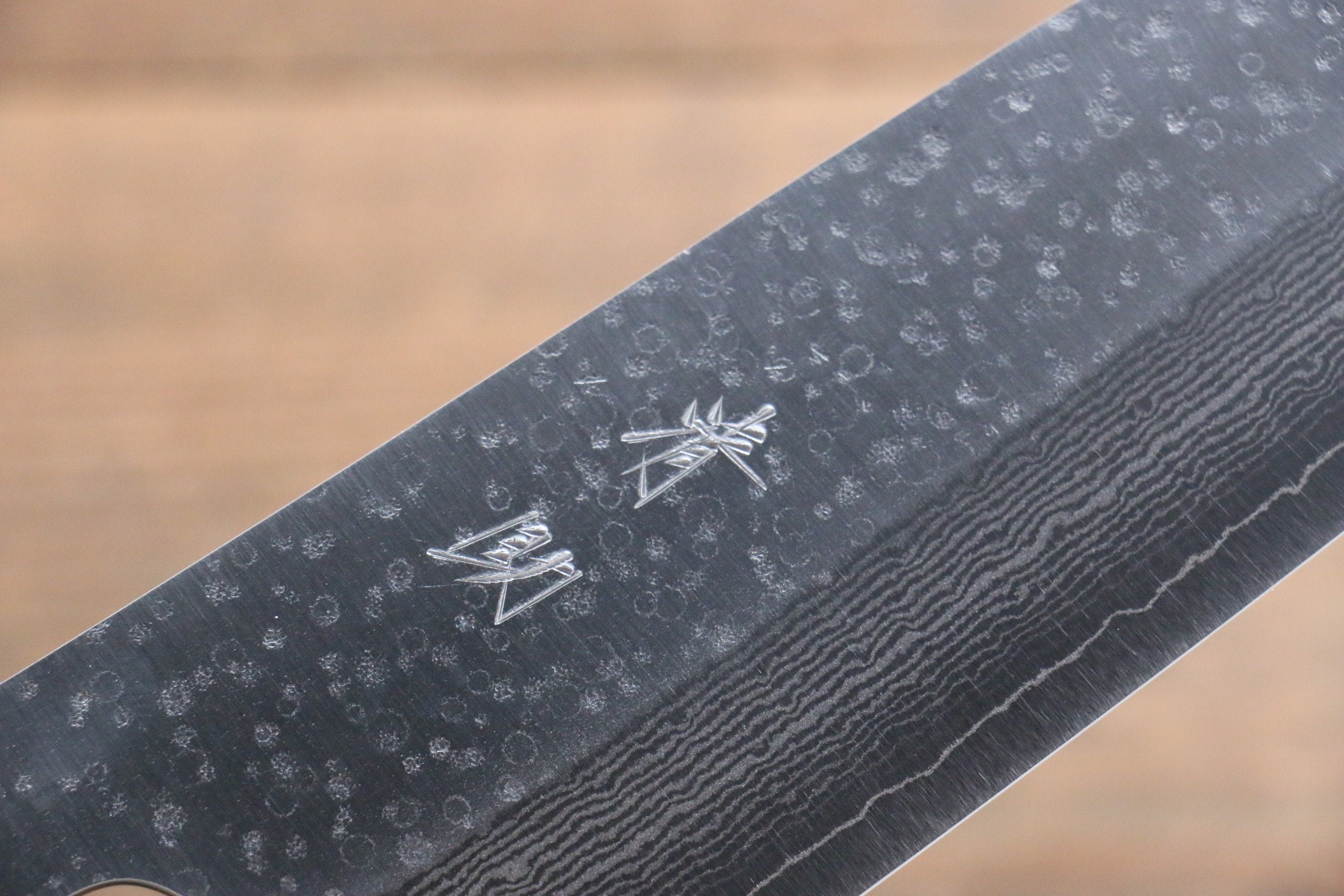 清助 VG10 16層 鎚目 大馬士革紋 三德刀 165mm 木蘭握把 - 清助刃物