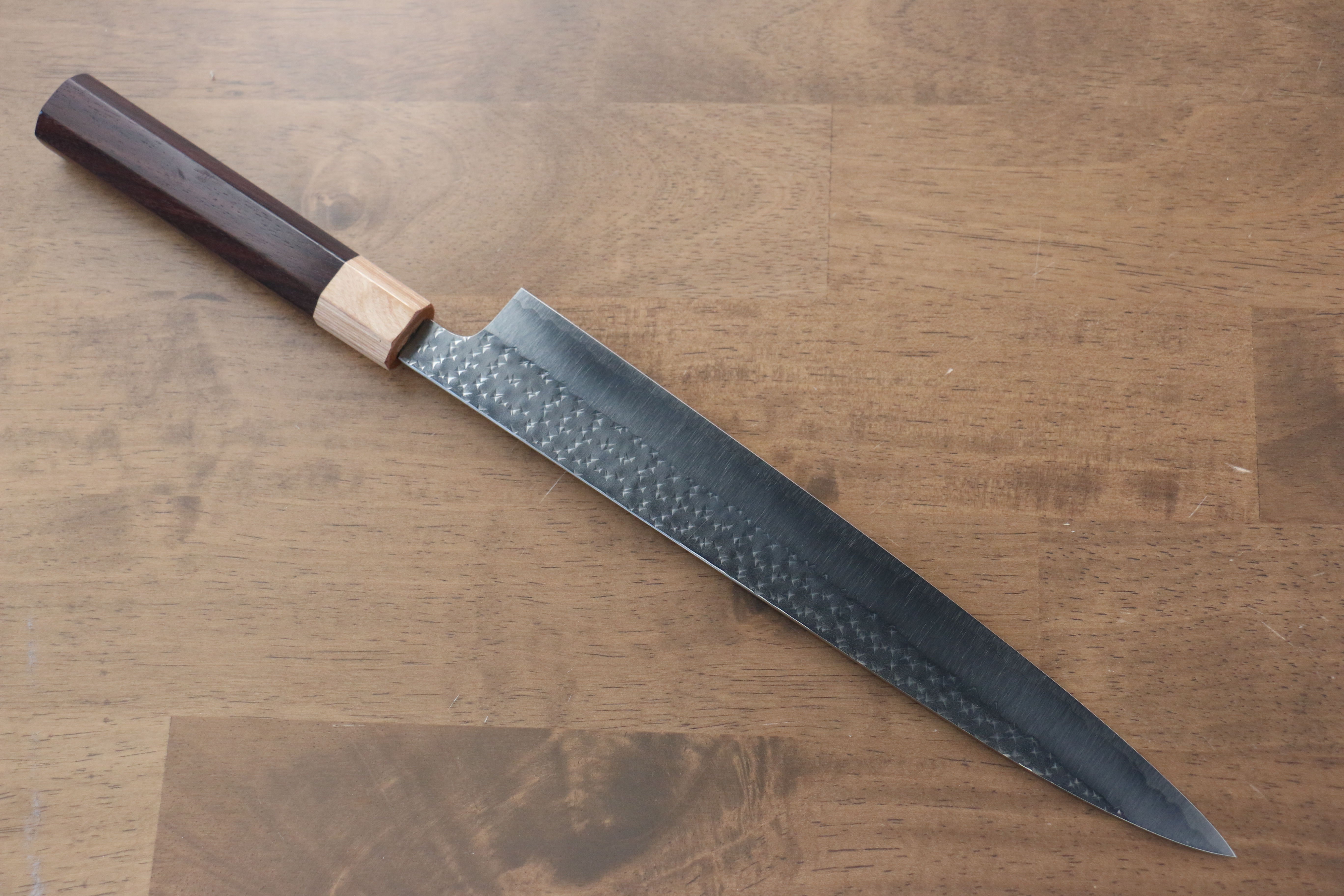 黑崎 優 閃光 SG2 鎚目 筋引 270mm 紫檀木 握把 - 清助刃物
