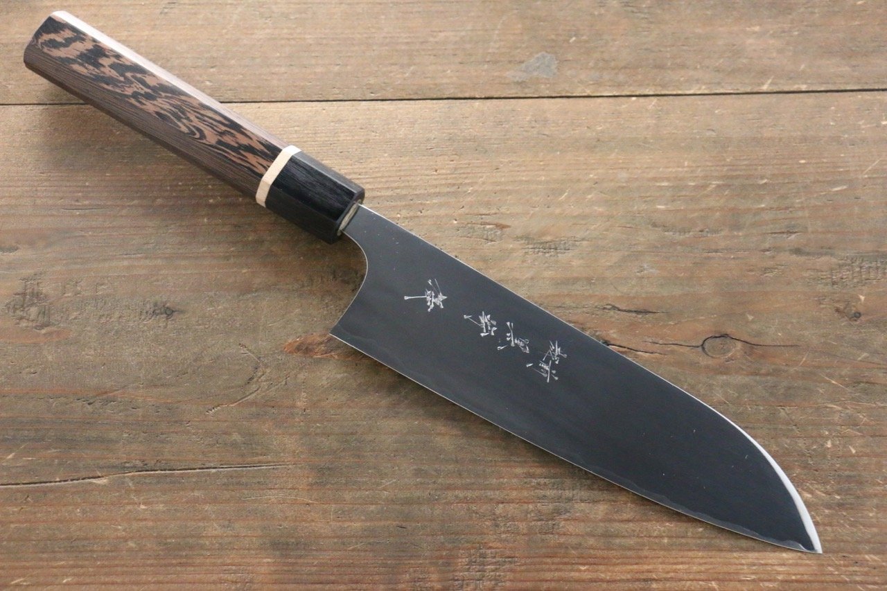 黑崎 優 SG2 鏡面處理 三德刀 180mm 雞翅木握把 - 清助刃物