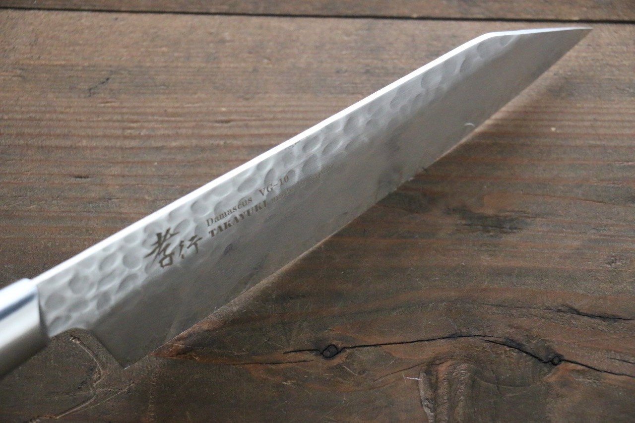 堺 孝行 VG10 33層 大馬士革紋 切付三德刀 160mm 桃花心合成木 握把 - 清助刃物