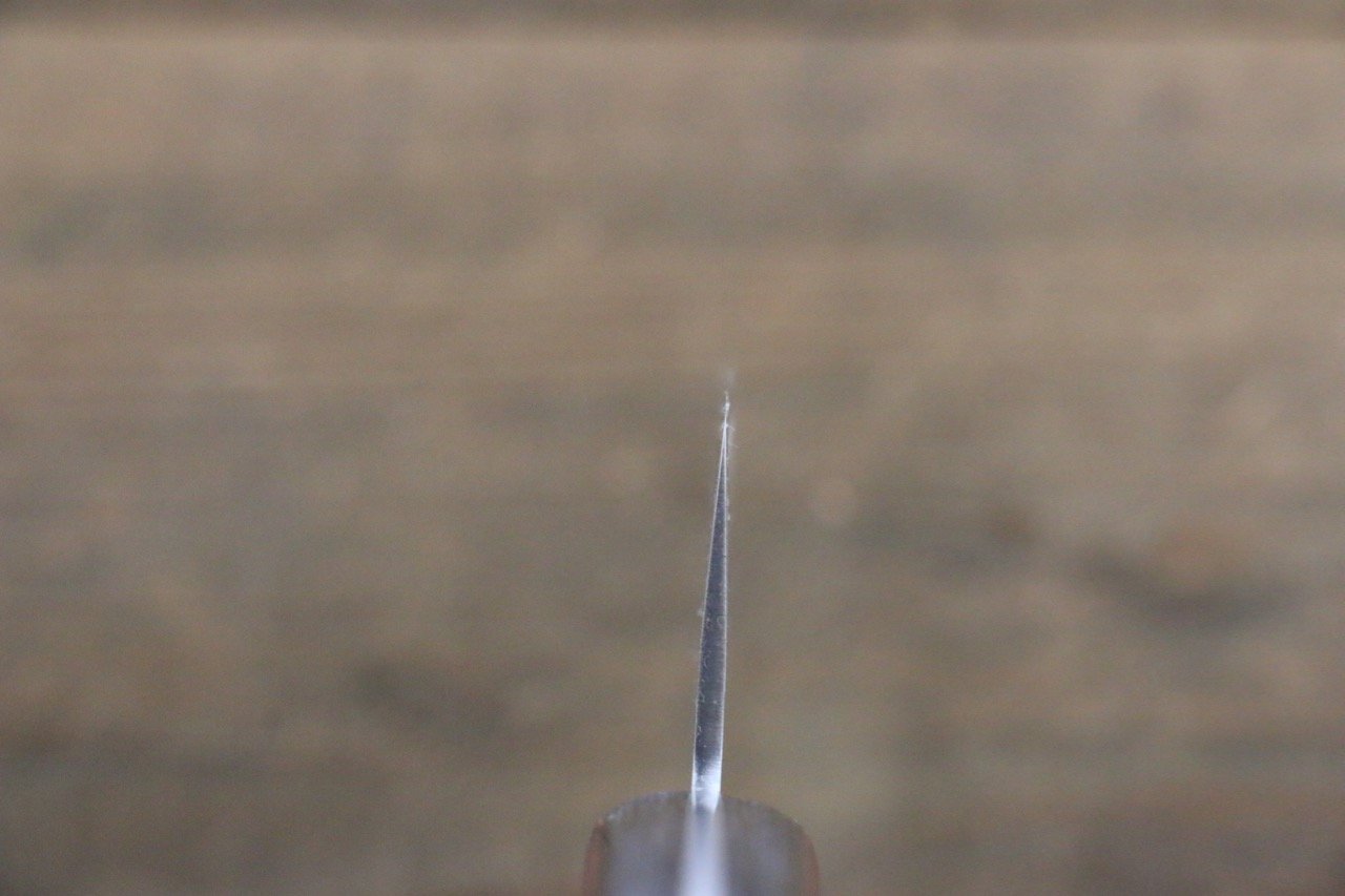 堺 孝行 銀三鋼 三德刀 180mm 紅合成木握把 - 清助刃物