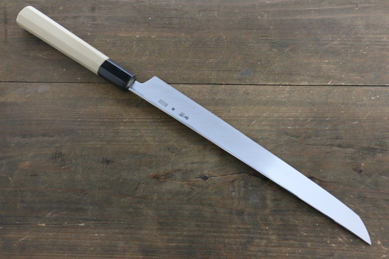 重陽 白鋼 鏡面處理 先丸蛸引 270mm - 清助刃物