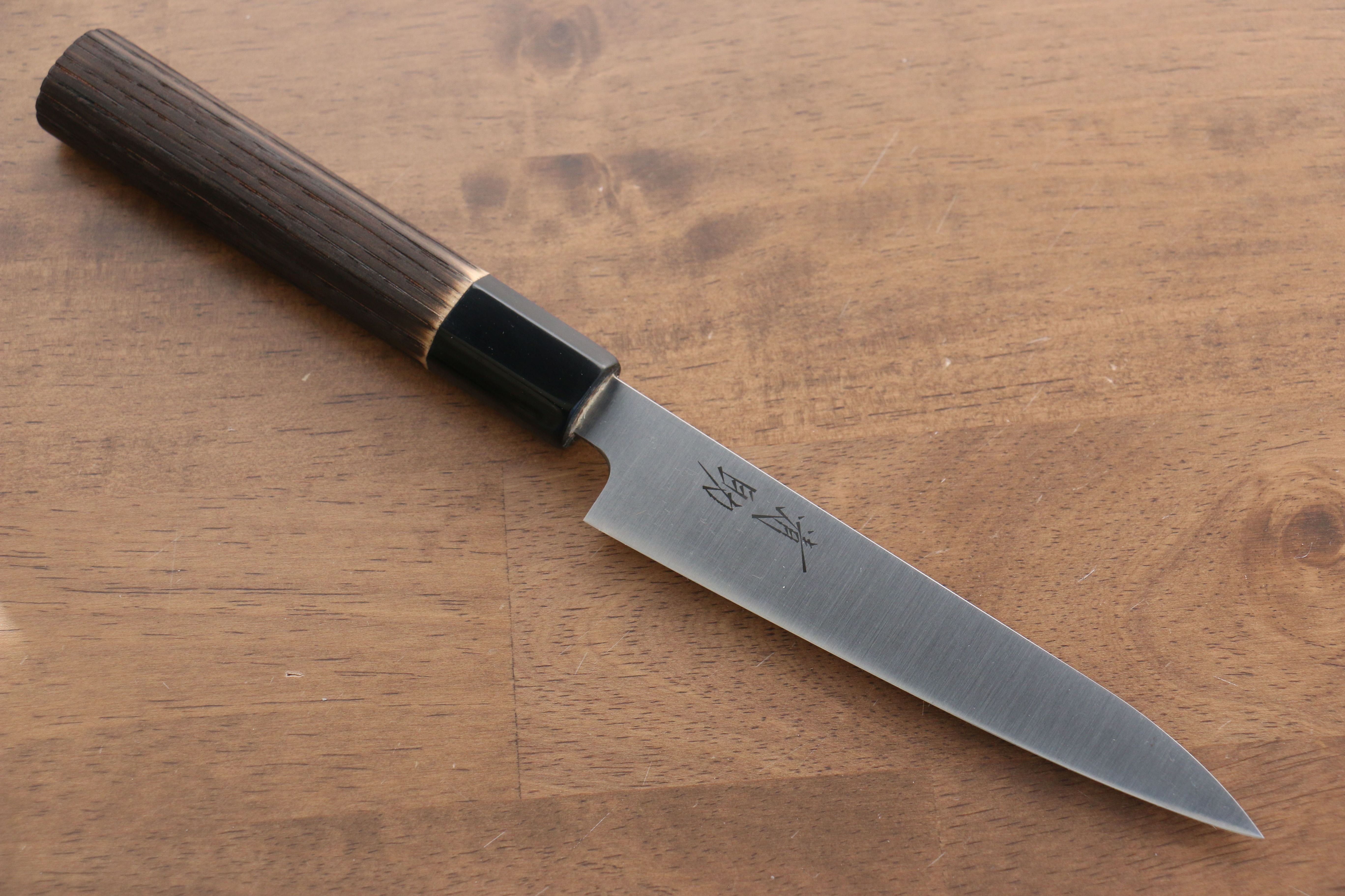 清助 瑞典鋼 多用途小刀 150mm 燒栗木 握把 - 清助刃物