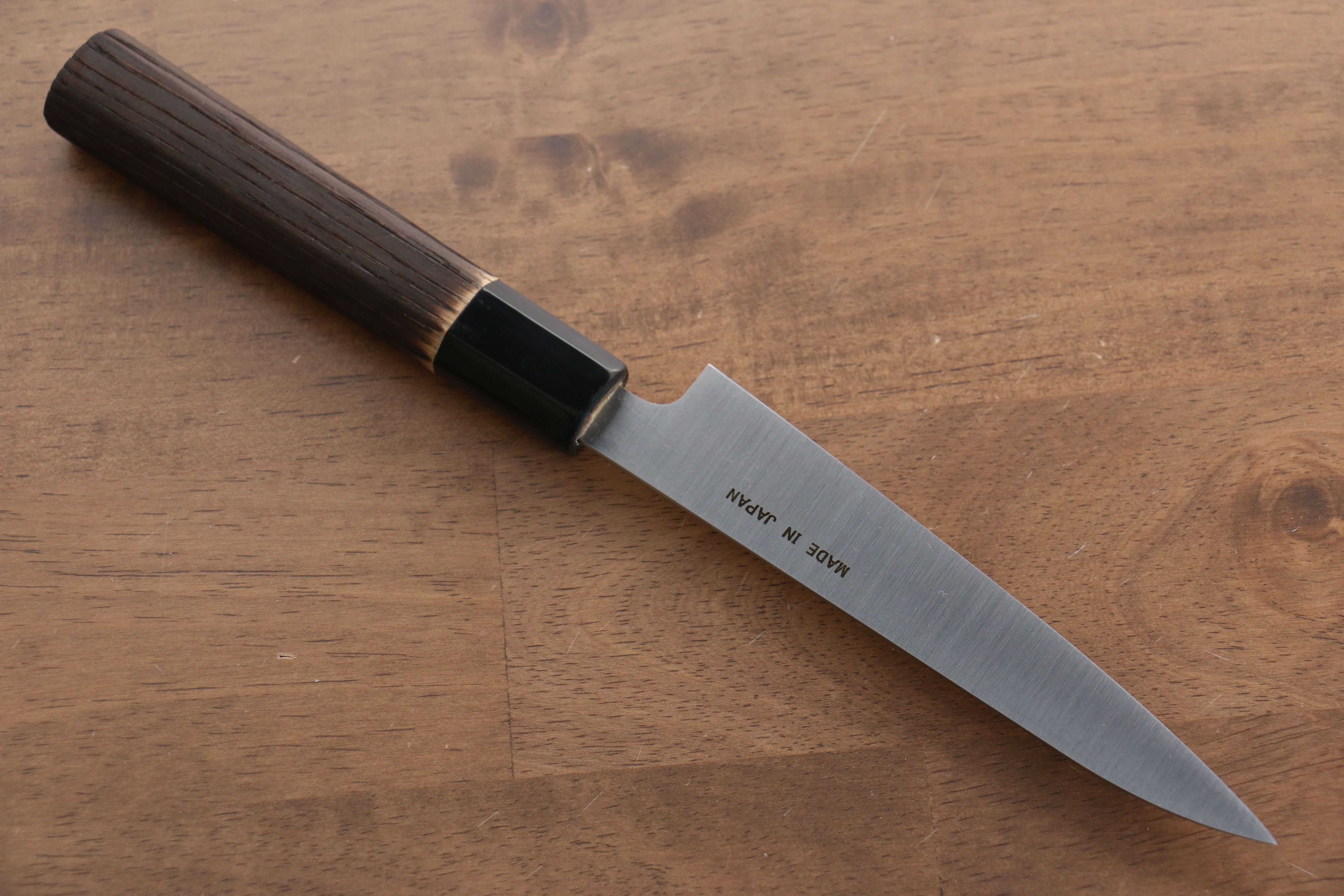 清助 瑞典鋼 多用途小刀 150mm 燒栗木 握把 - 清助刃物