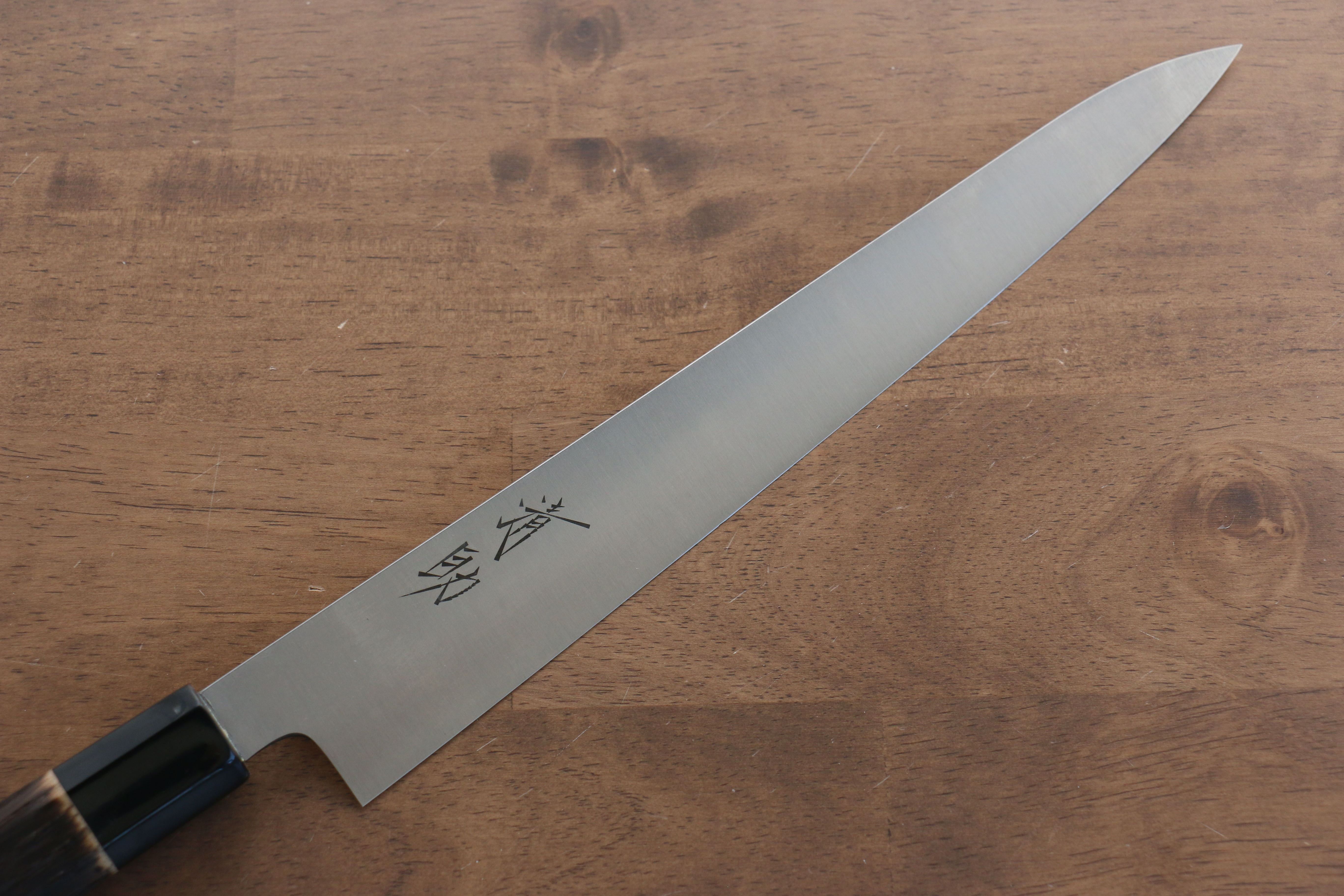 清助 瑞典鋼 筋引 240mm 燒栗木 握把 - 清助刃物