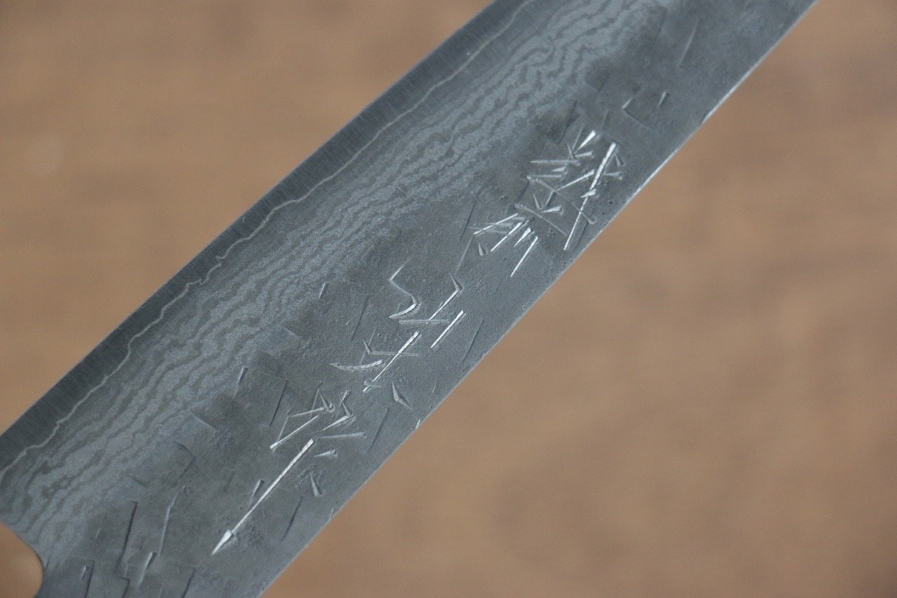 山本 直 VG10 鎚目 大馬士革紋 梨地 多用途小刀 160mm 紅合成木 握把 - 清助刃物