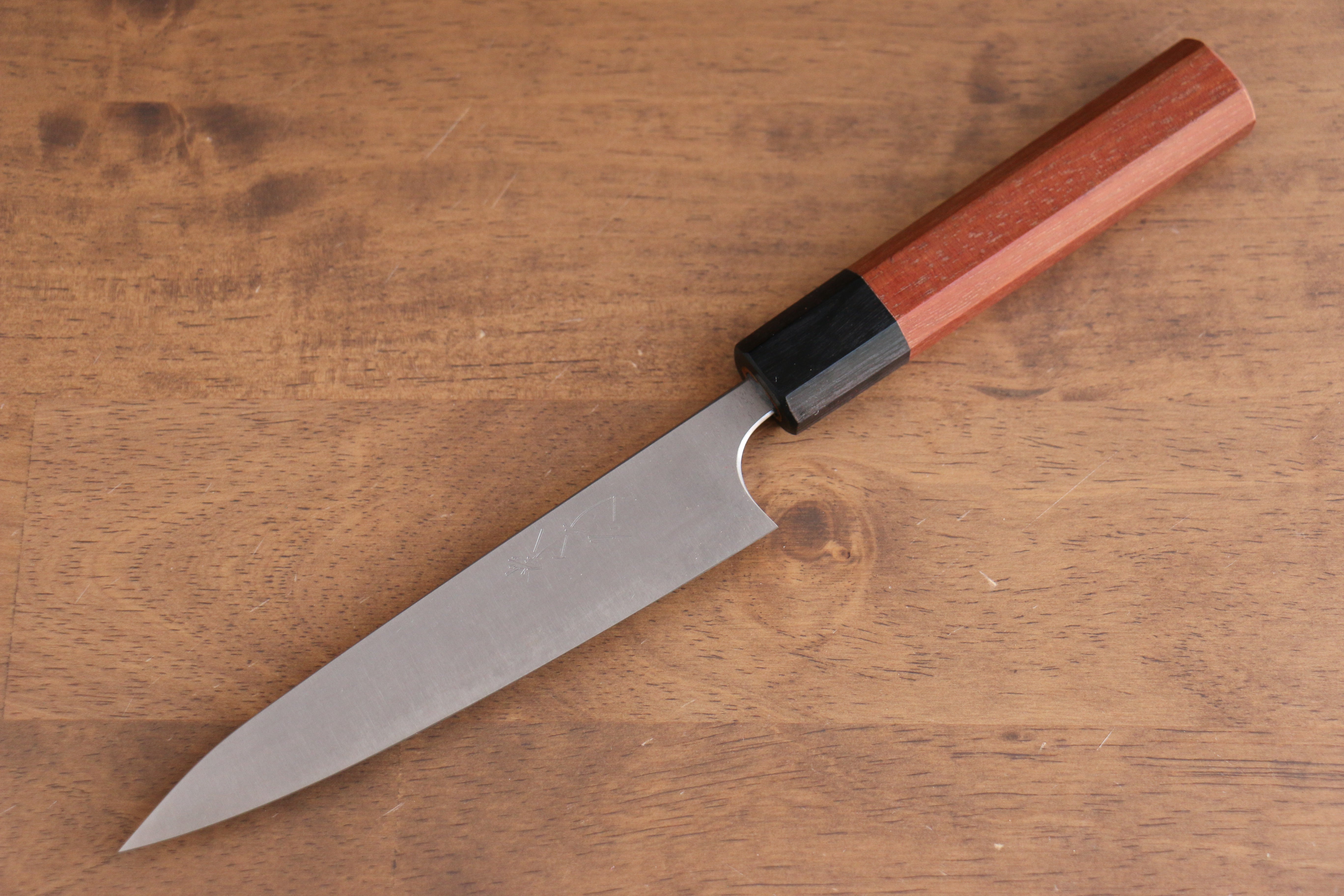 柴田崇行 甲鐵 超級青鋼 多用途小刀 135mm Jarrah 握把 - 清助刃物