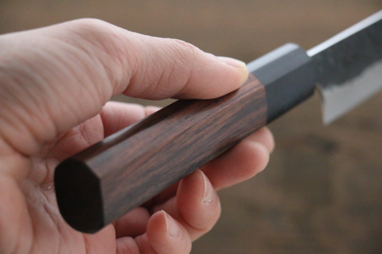 黑崎 優 超級青鋼 鎚目 多用途小刀 150mm - 清助刃物