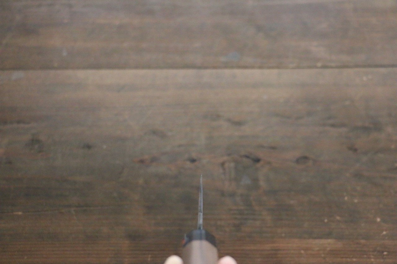 田中 誠貴 青鋼二號 大馬士革紋 牛刀 180mm 核桃木 握把 - 清助刃物