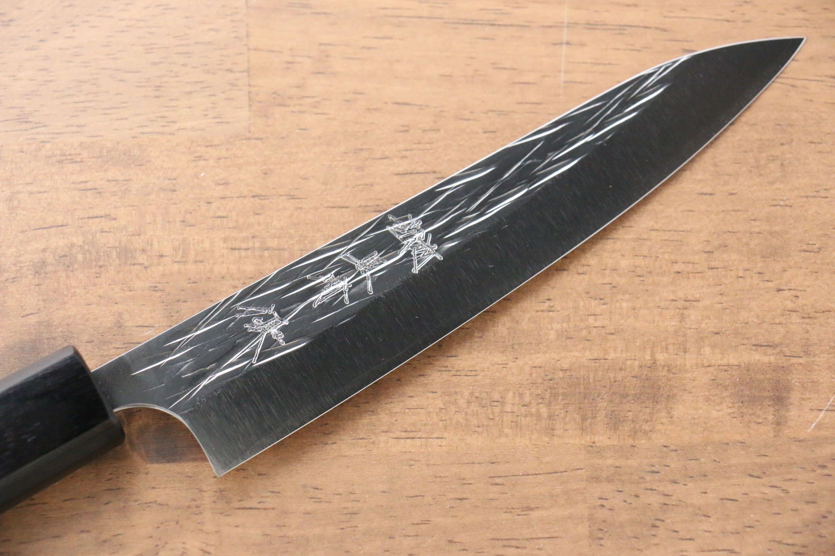 黑崎 優 樹冰 SG2 鎚目 多用途小刀 150mm 紫檀木 握把 - 清助刃物