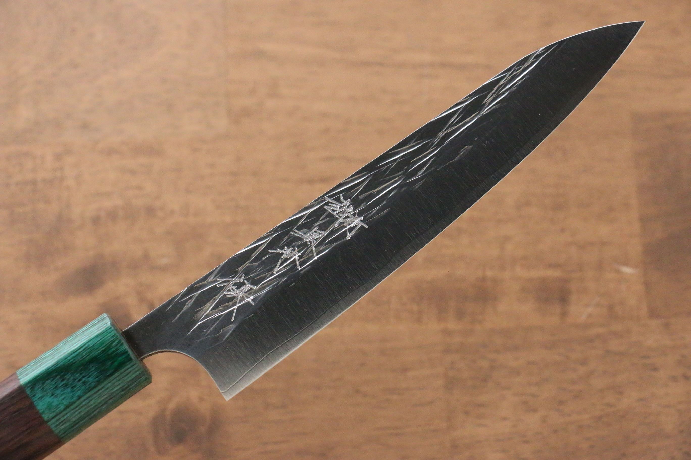 黑崎 優 樹冰 SG2 鎚目 多用途小刀 150mm 紫檀木 握把 - 清助刃物
