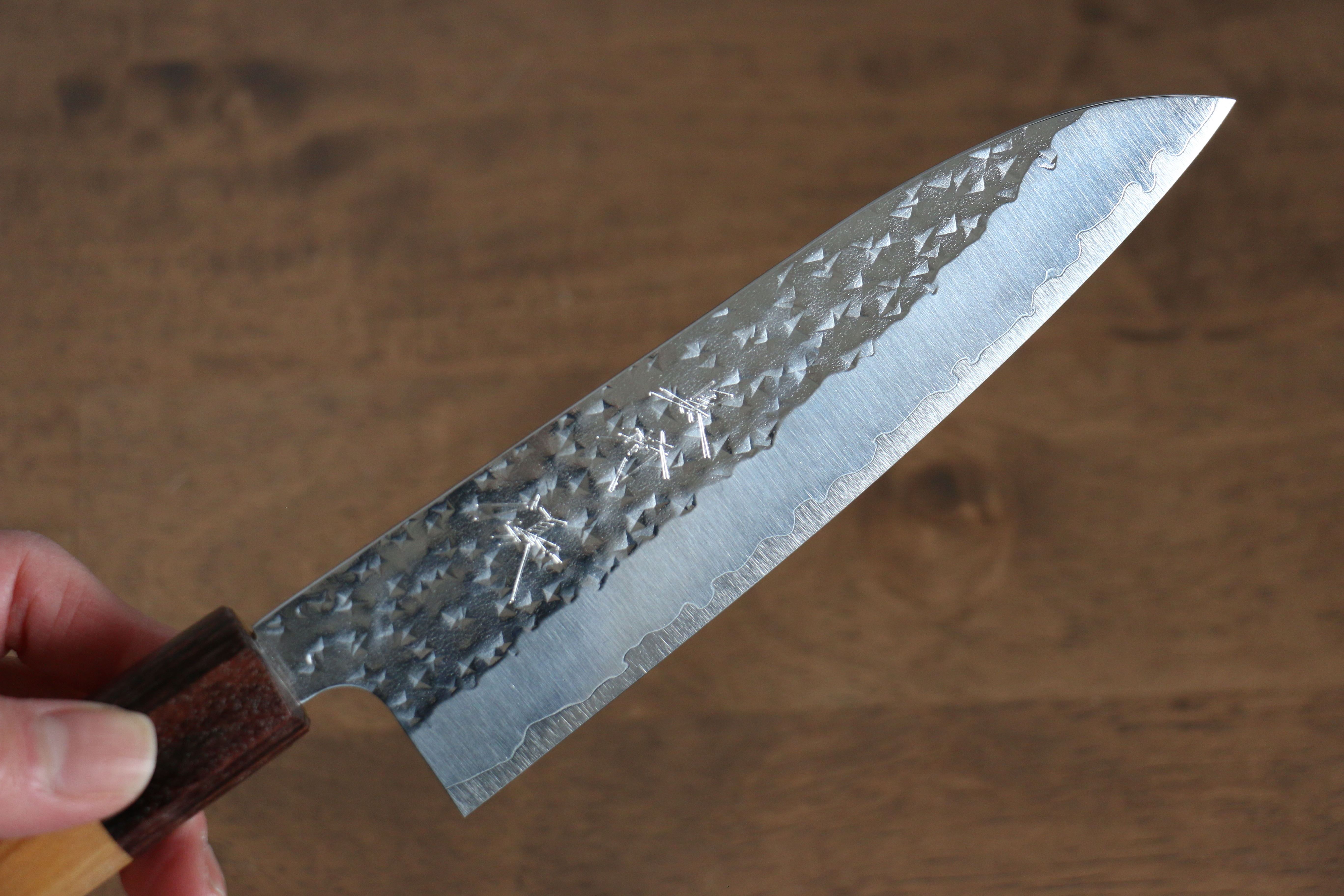 黑崎 優 閃光 SG2 鎚目 小三德刀 150mm 櫸木 握把 - 清助刃物