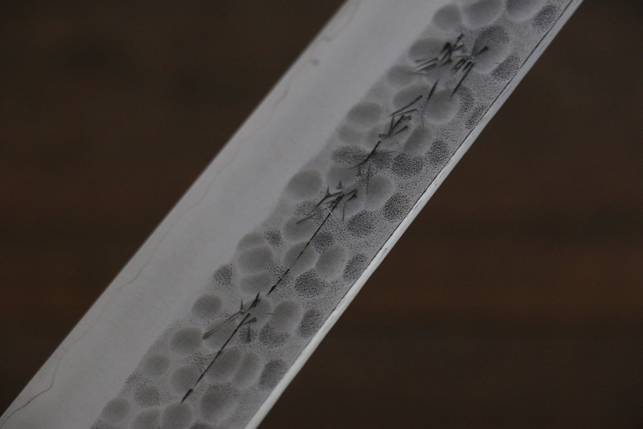 加藤 義實 銀三鋼 鎚目 筋引 270mm - 清助刃物