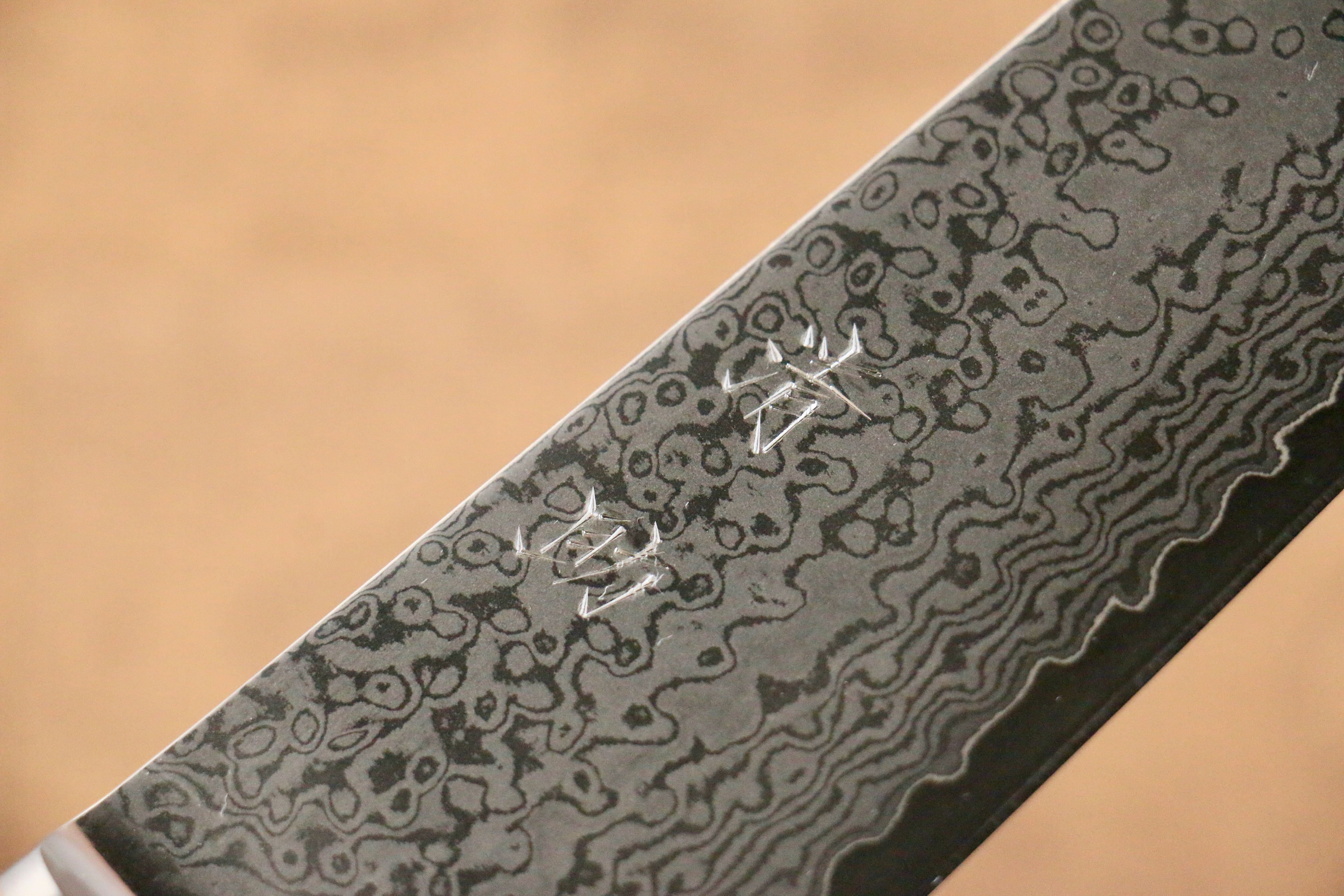 清助 VG10 33層 鏡面處理 大馬士革紋 三德刀 180mm 紅合成木 握把 - 清助刃物