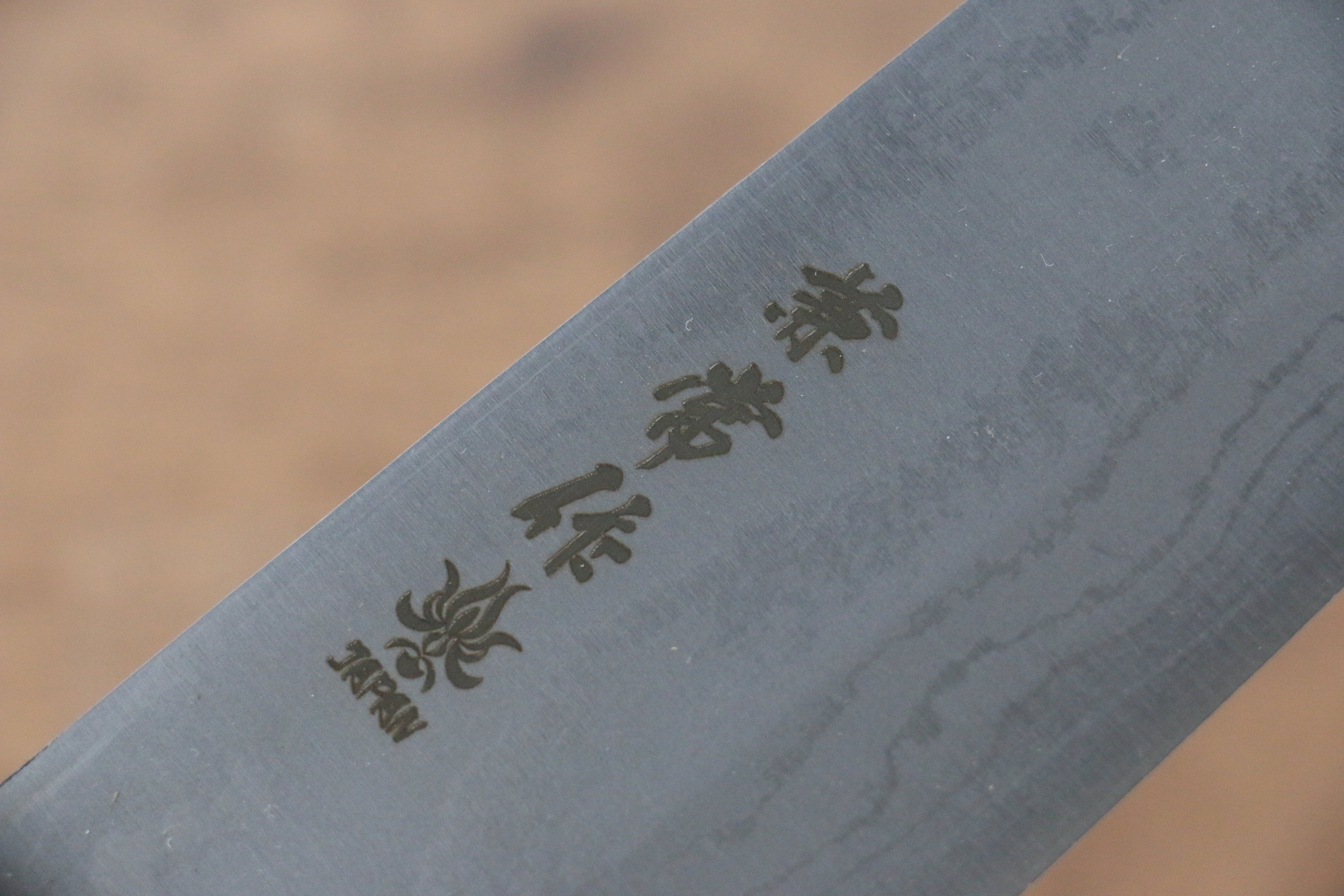 兼常 青鋼二號 大馬士革紋 切付 170mm 紫檀木 握把 - 清助刃物