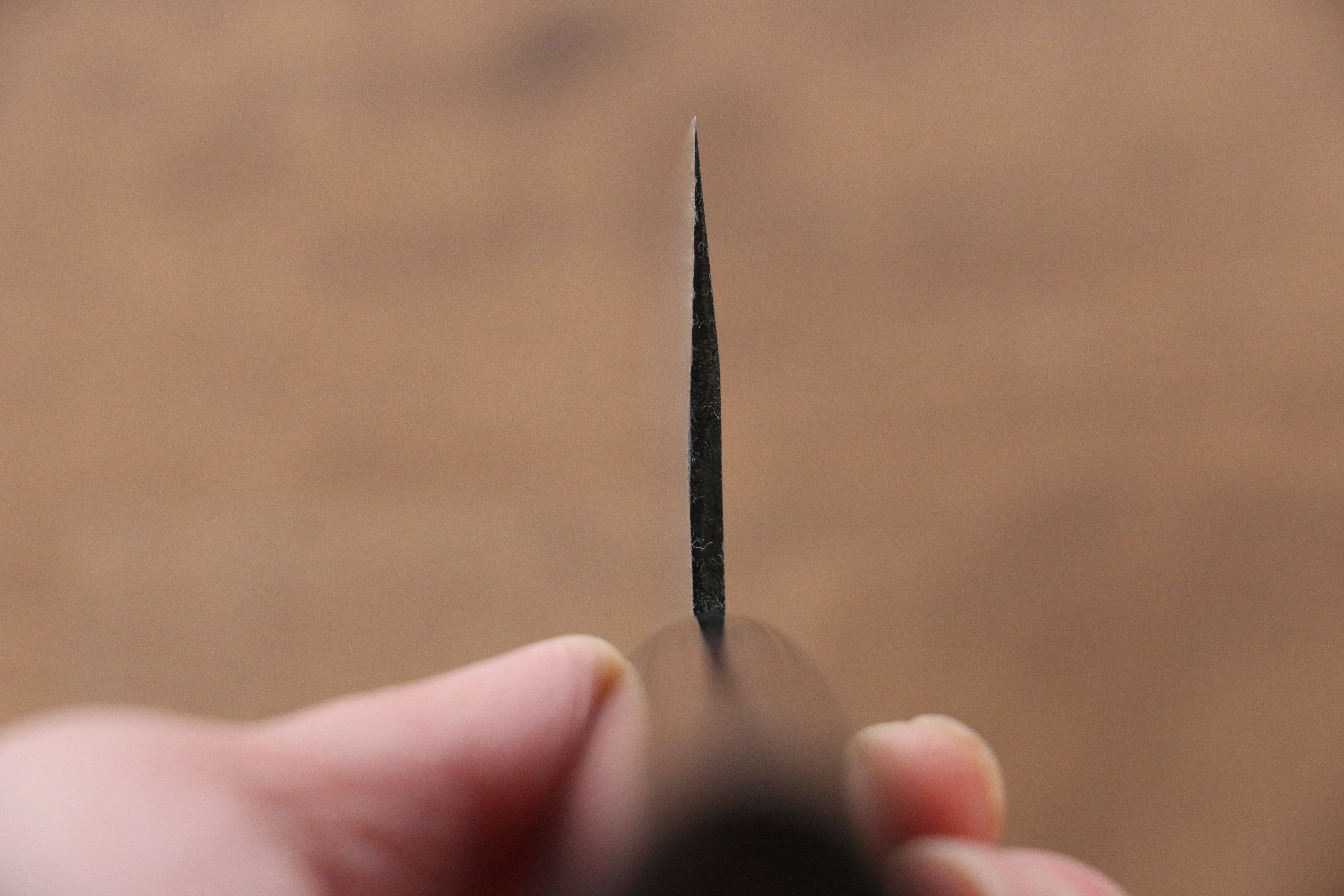 兼常 青鋼二號 大馬士革紋 切付 170mm 紫檀木 握把 - 清助刃物