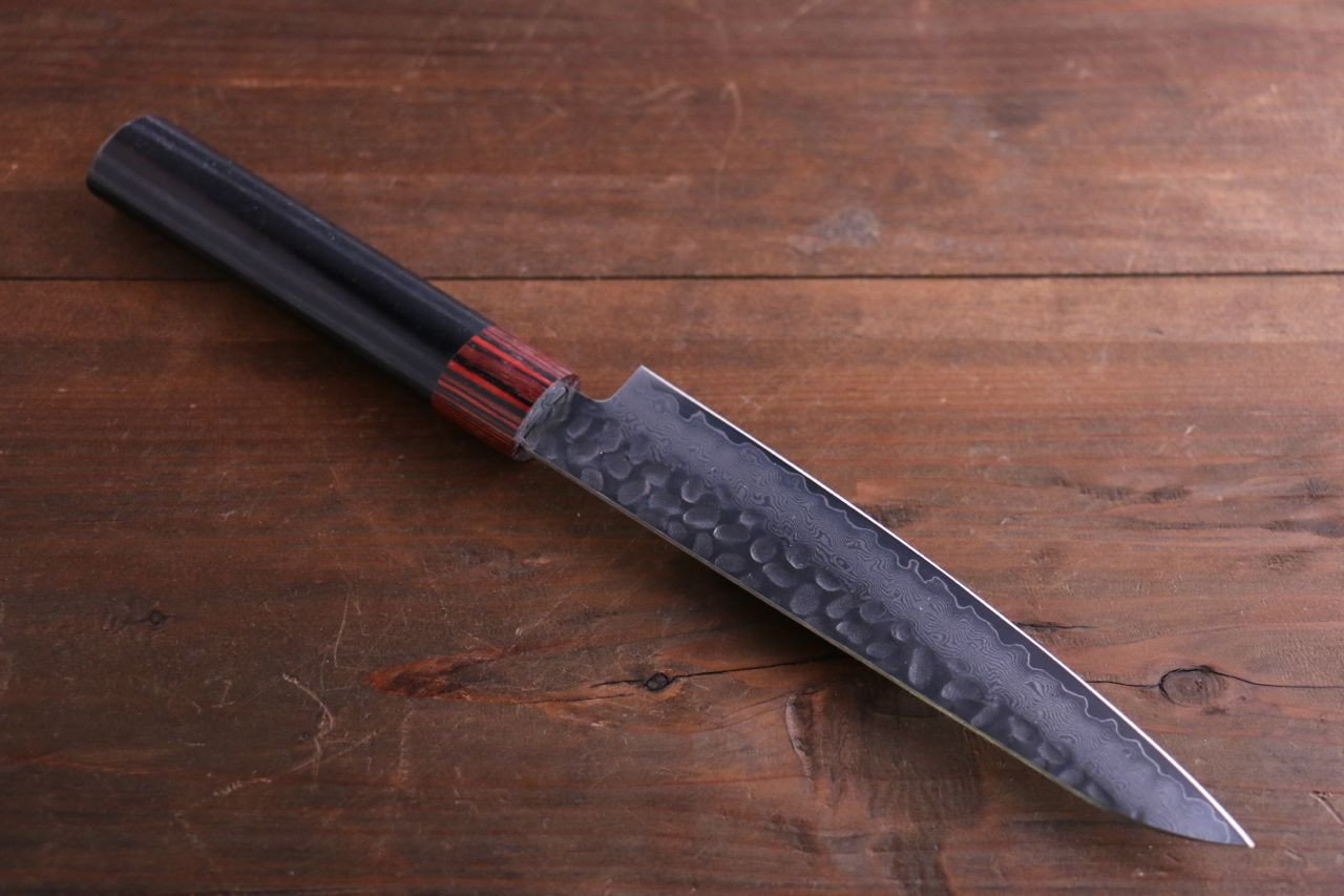 伊勢屋 VG10 大馬士革紋 多用途小刀 150mm 握把 - 清助刃物