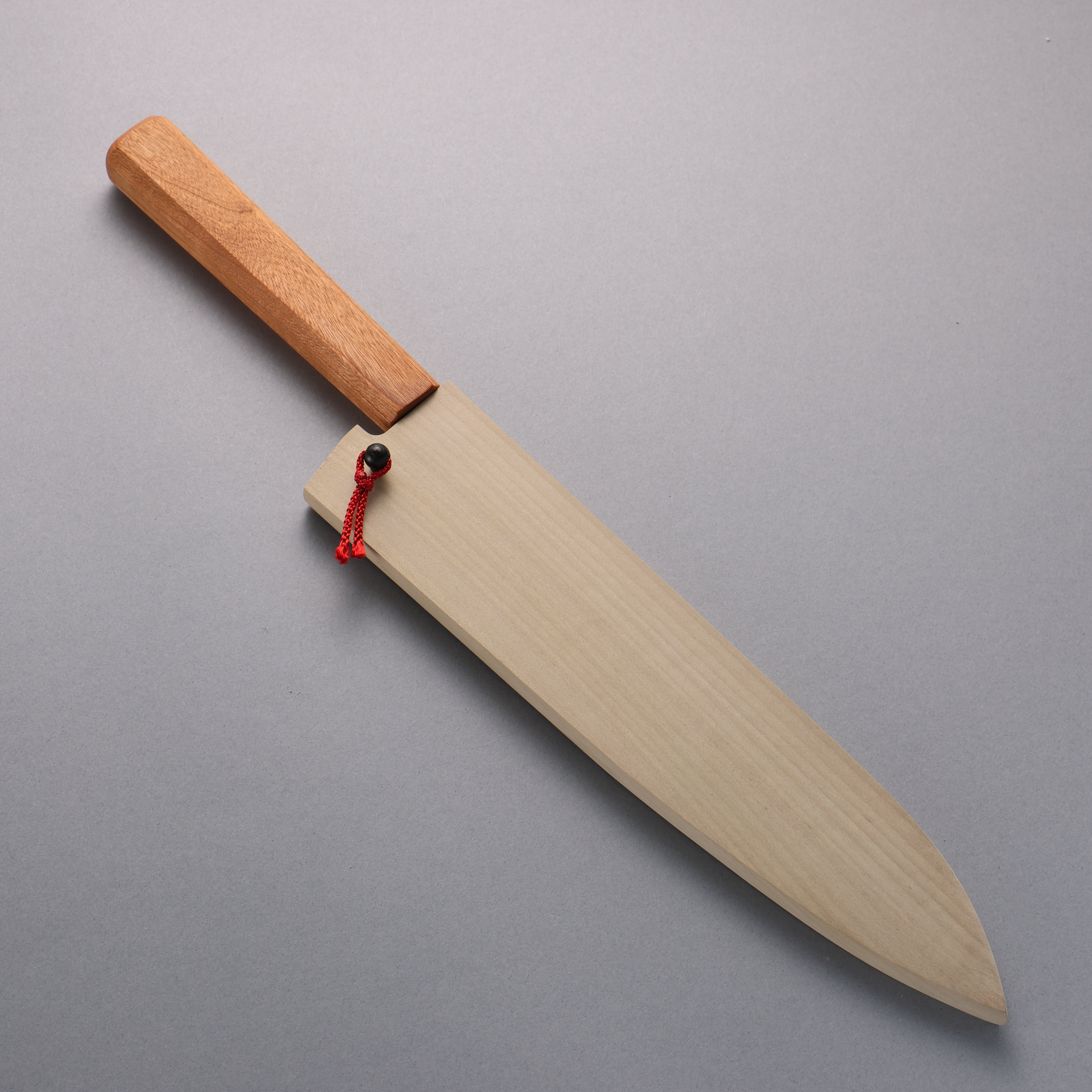 景清 極上 白鋼二號 牛刀 240mm 櫻桃木 握把 附刀鞘 - 清助刃物