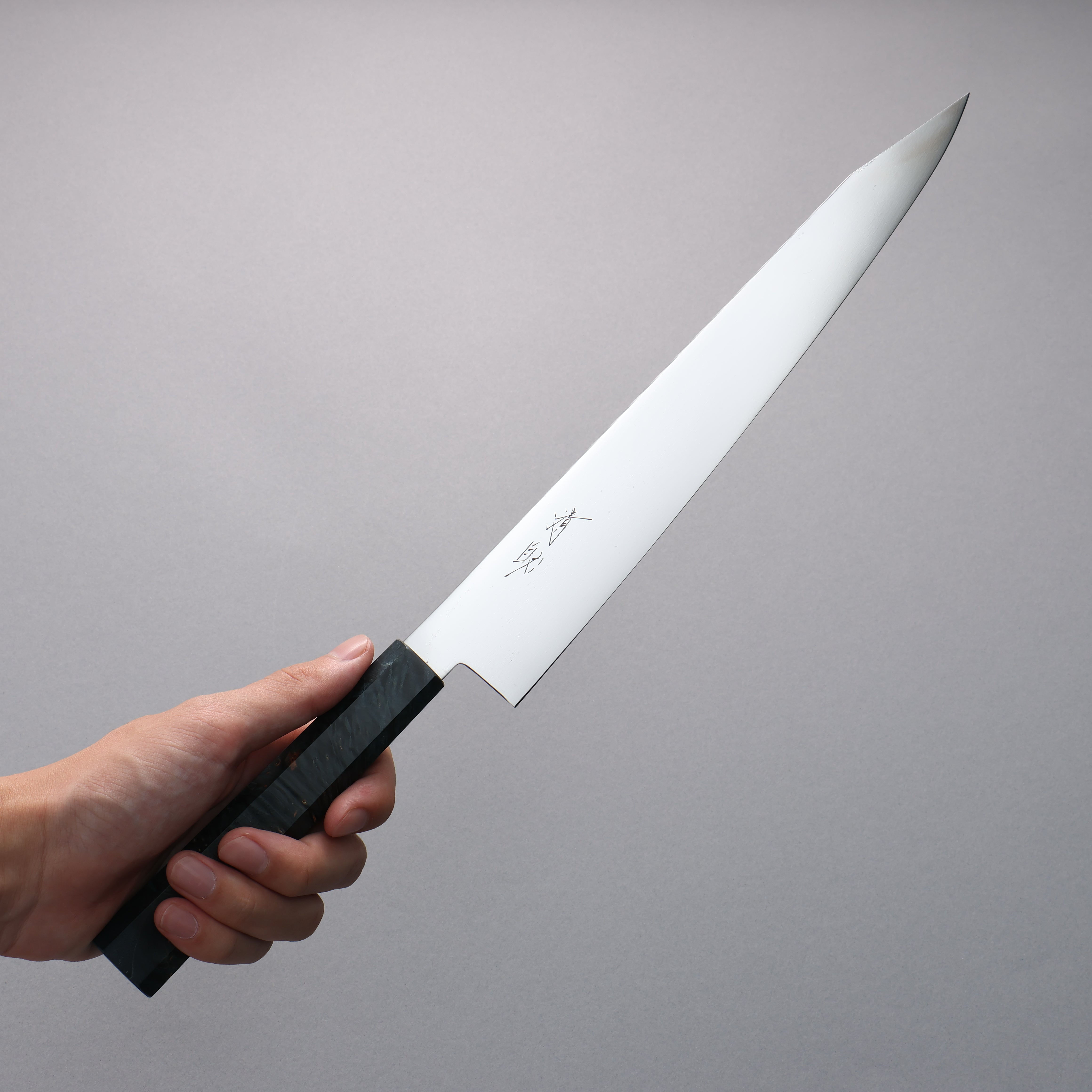 清助 VG10 鏡面處理 筋引 270mm 穩定木 握把 - 清助刃物