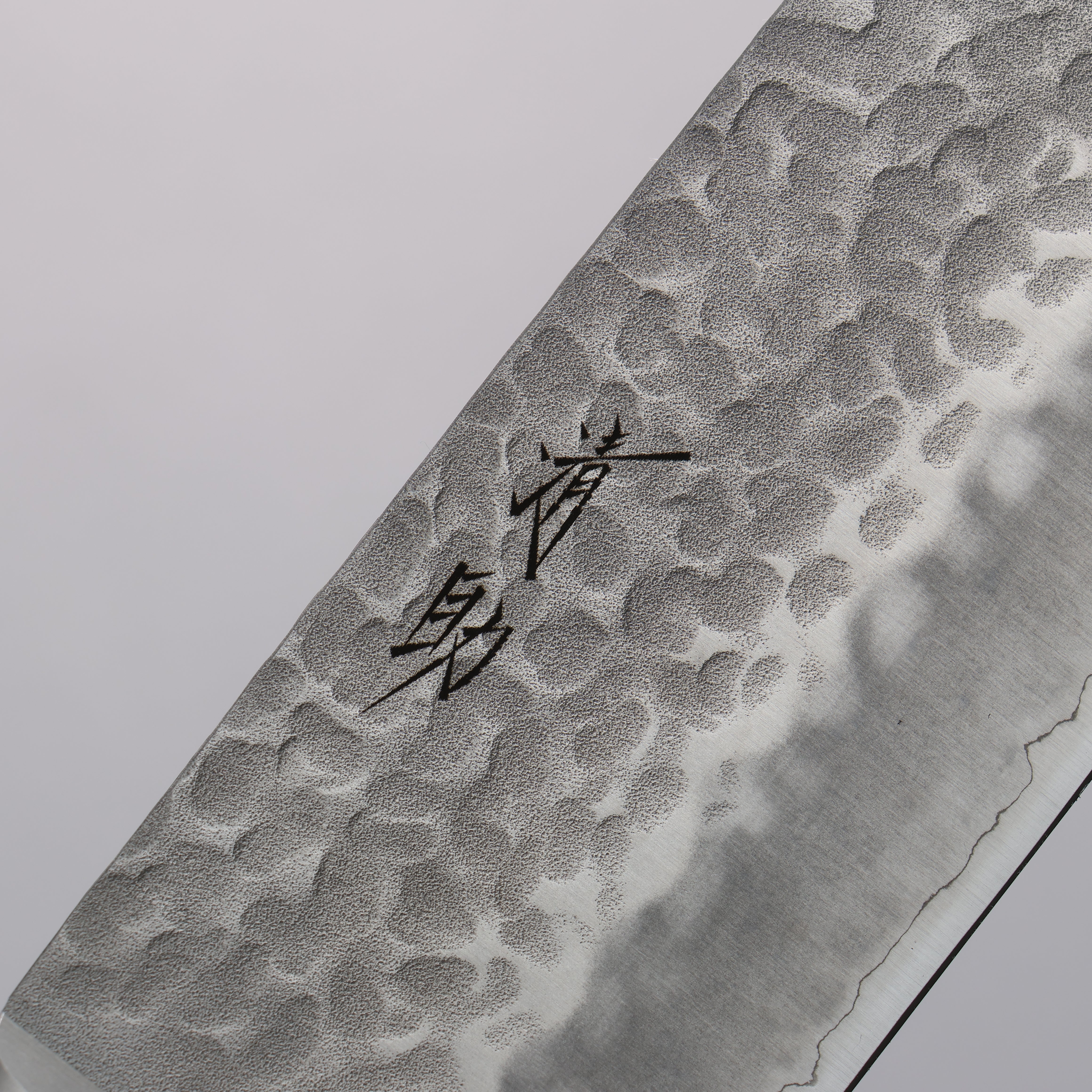 清助 AUS8 鎚目 菜切 165mm 茶色合成木 握把 - 清助刃物