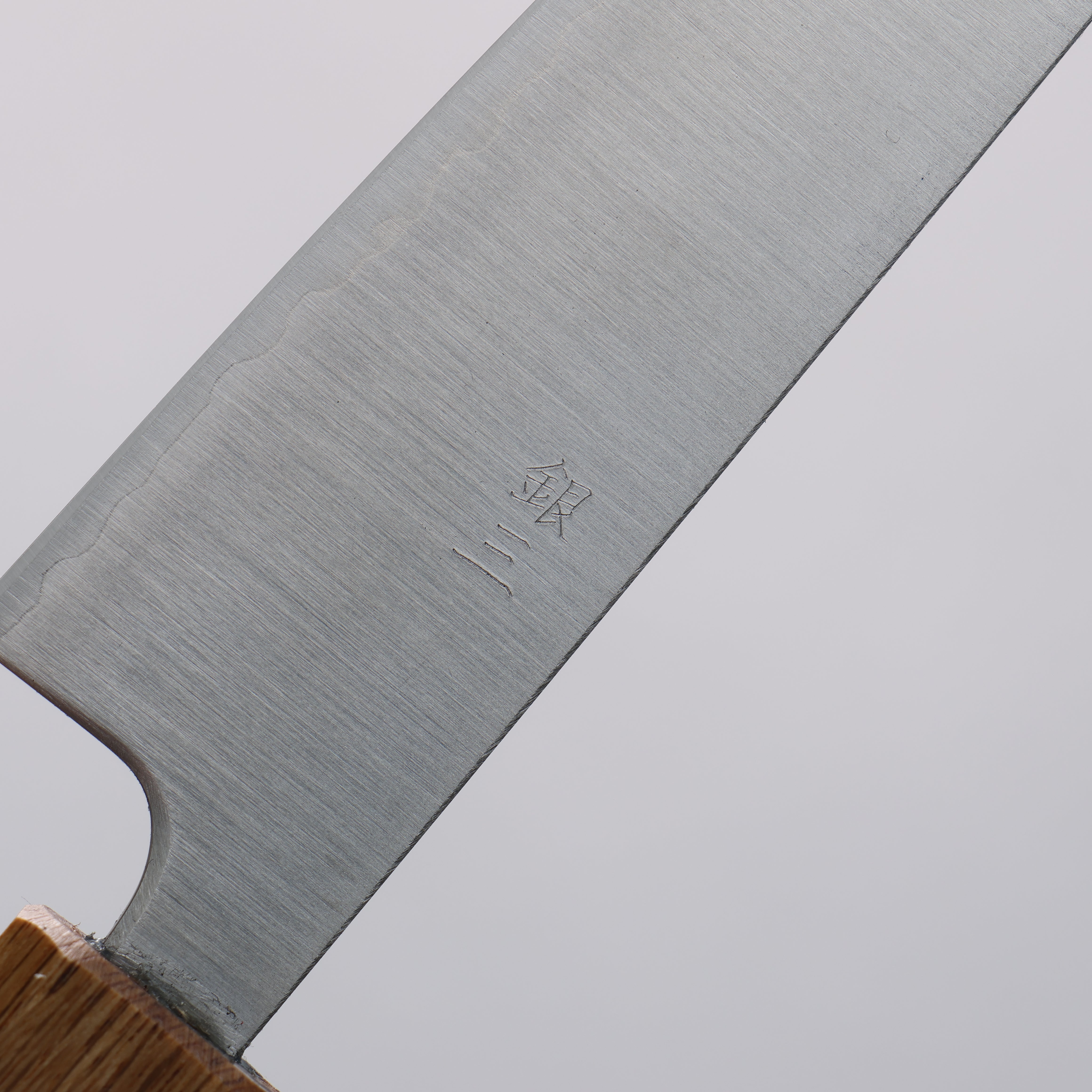 清助 銀三鋼 打磨處理 多用途小刀 150mm 白橡木 握把 - 清助刃物