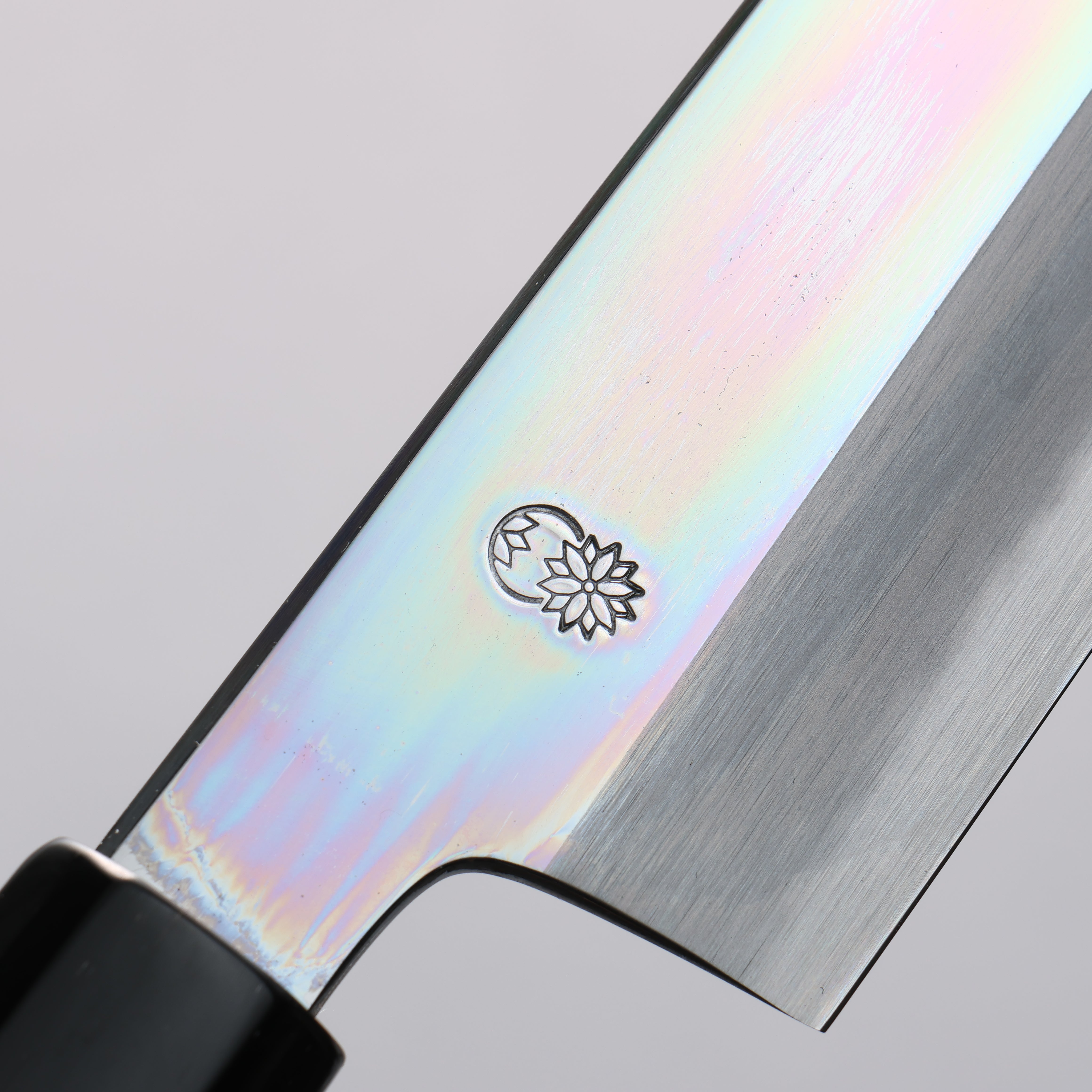 重陽 白鋼 鏡面處理 切付牛刀  240mm 木蘭握把 - 清助刃物