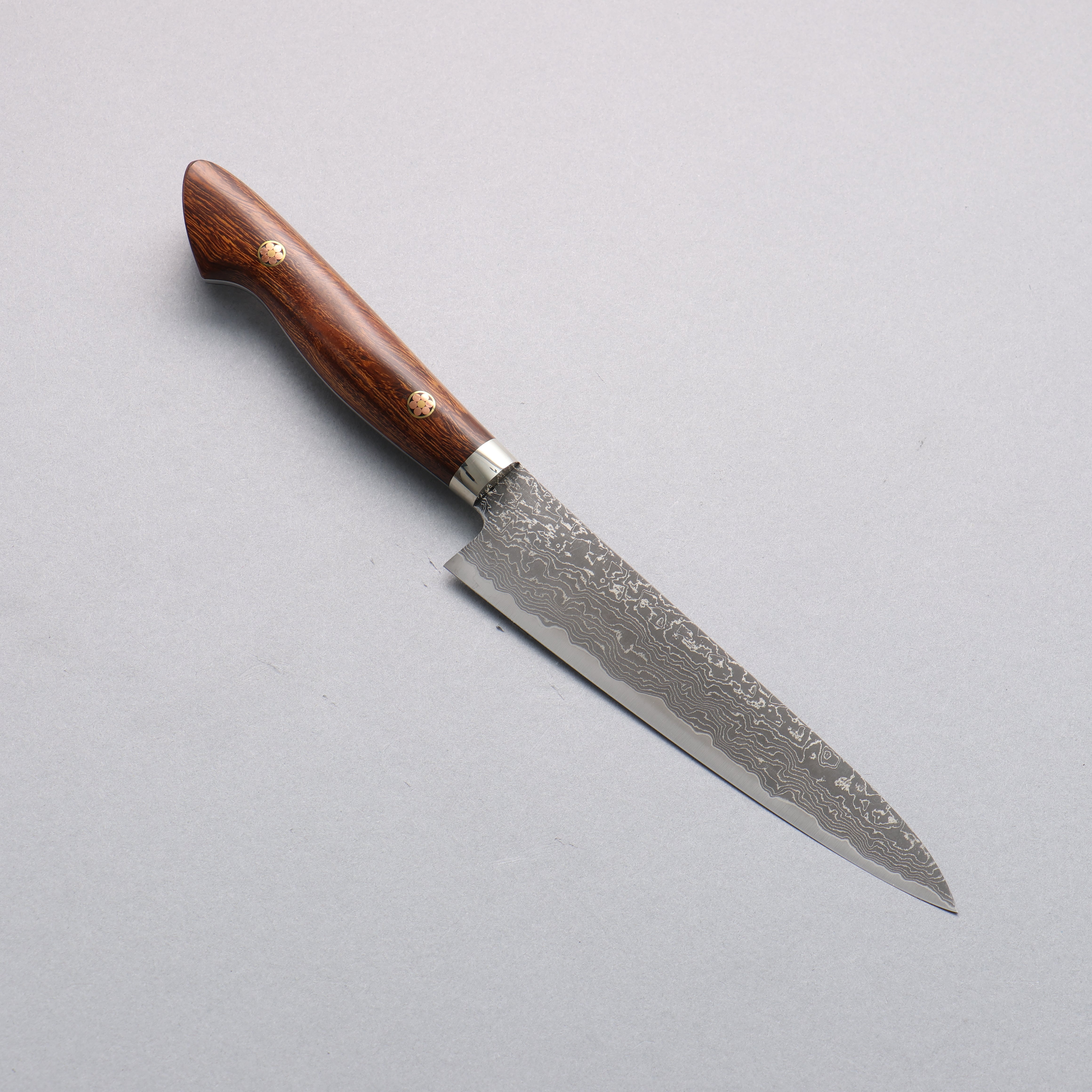 田中 誠貴 SG2 大馬士革紋 多用途小刀 150mm 鐵木 握把 - 清助刃物