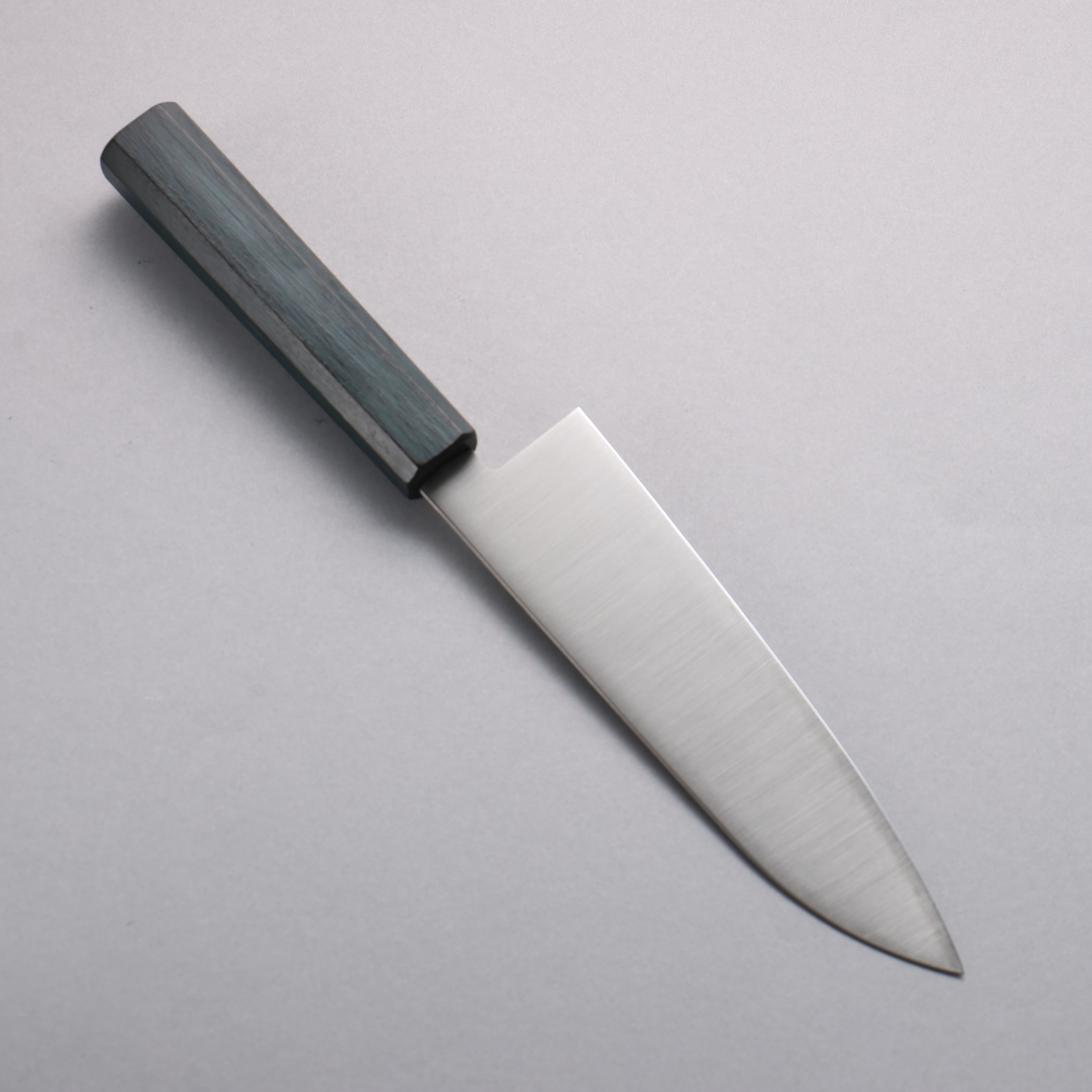 清助 VG10 三德刀 180mm 橡木（靛藍染色） 握把 - 清助刃物