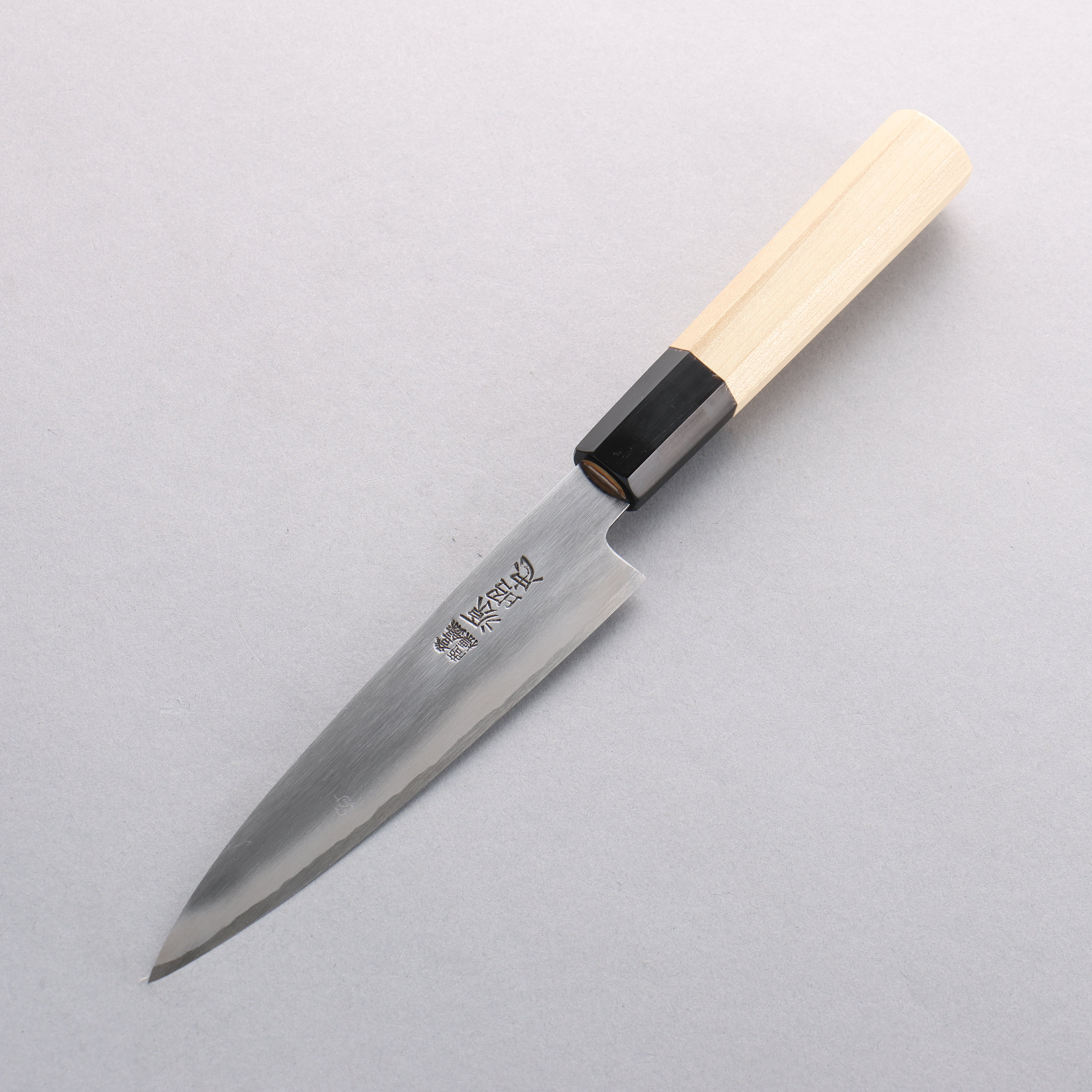 源 昭忠 青鋼 多用途小刀 150mm 木蘭 握把 - 清助刃物