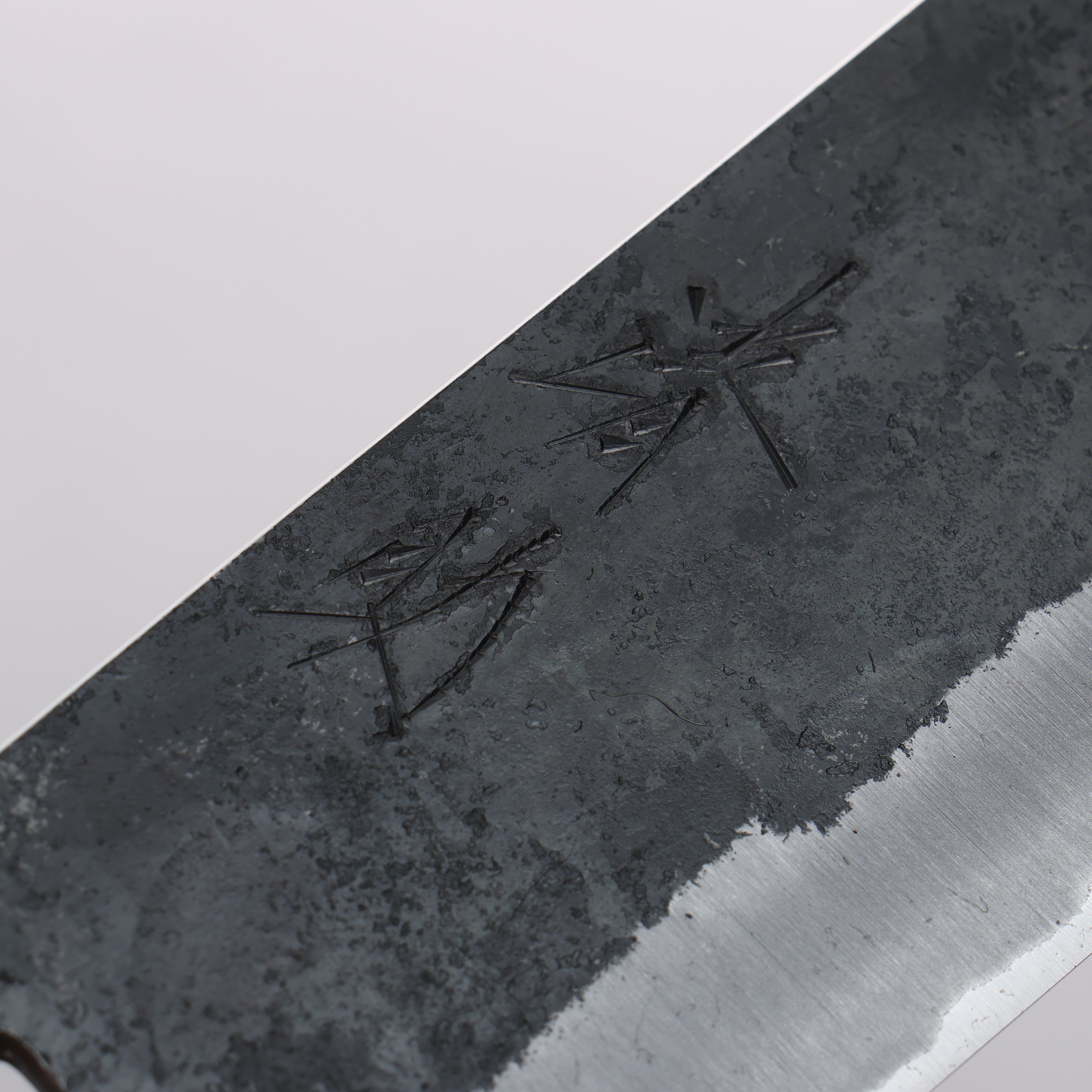清助 Kurumi 青鋼 黑打 薄刃 165mm 核桃木（兩側帶紅色環型設計） 握把 - 清助刃物