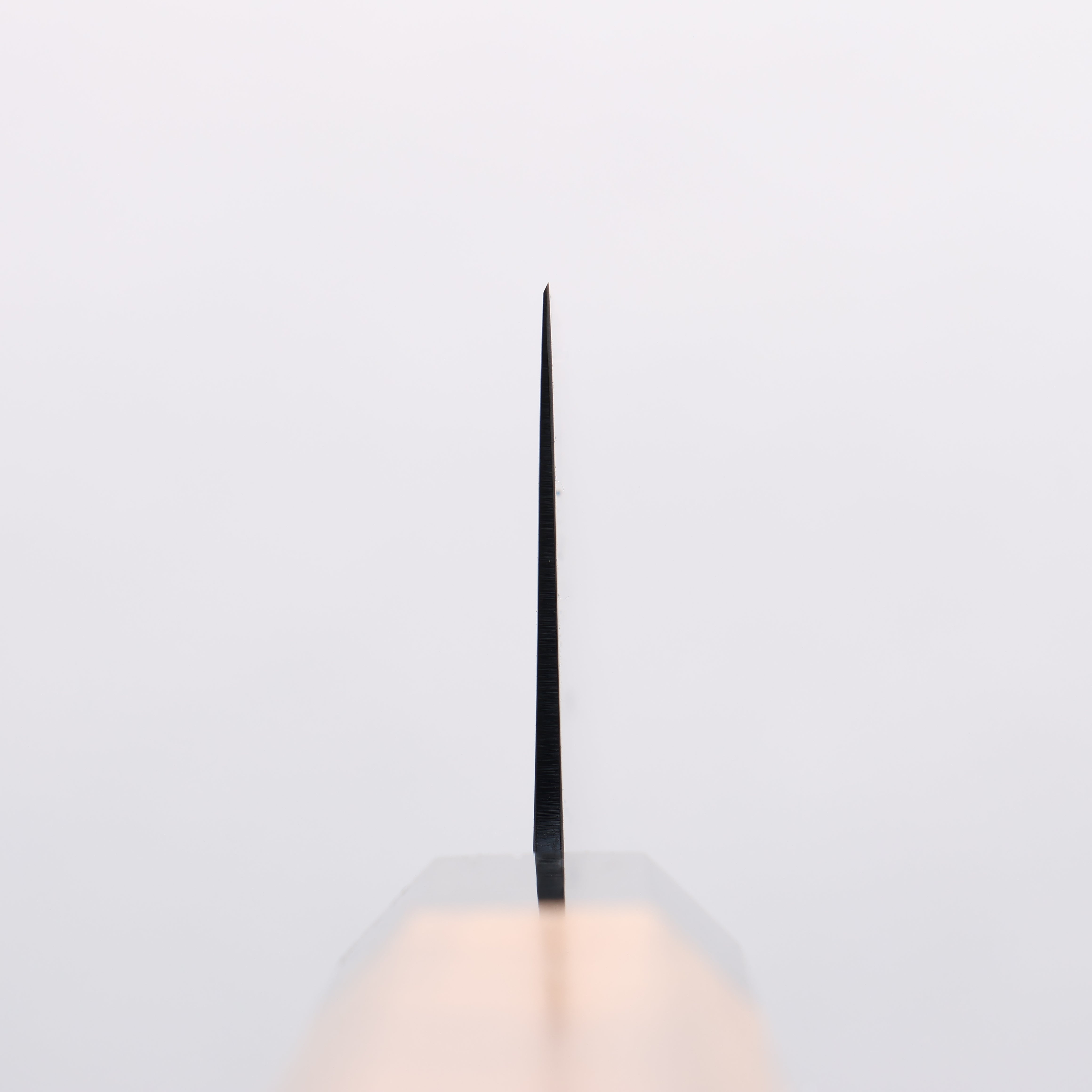 清助 SK-85鋼 離子鍍 切付三德刀 180mm 柚木 (口輪：黑塑膠) 握把 - 清助刃物