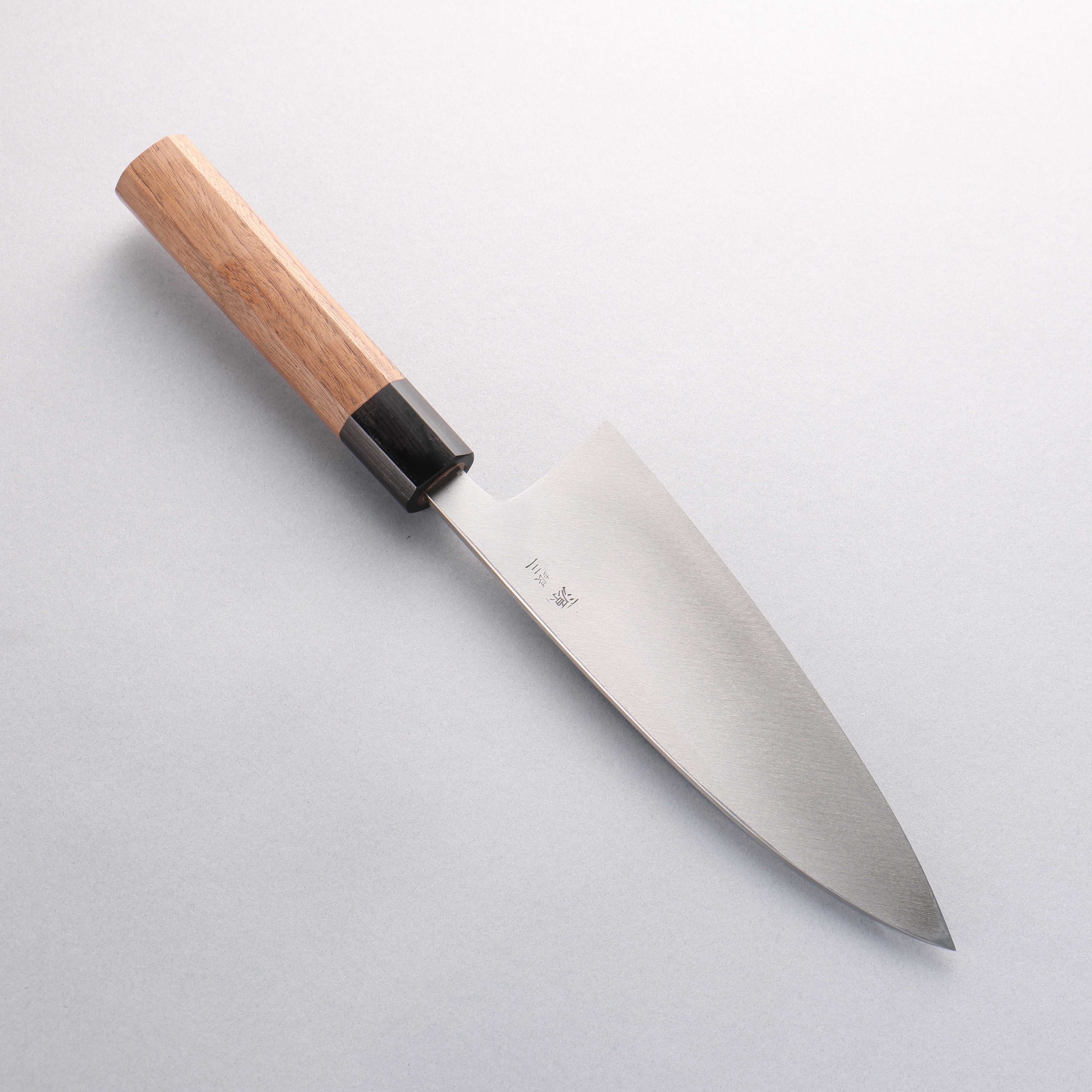 田中 誠貴 銀三鋼 出刃 180mm 核桃木握把 - 清助刃物