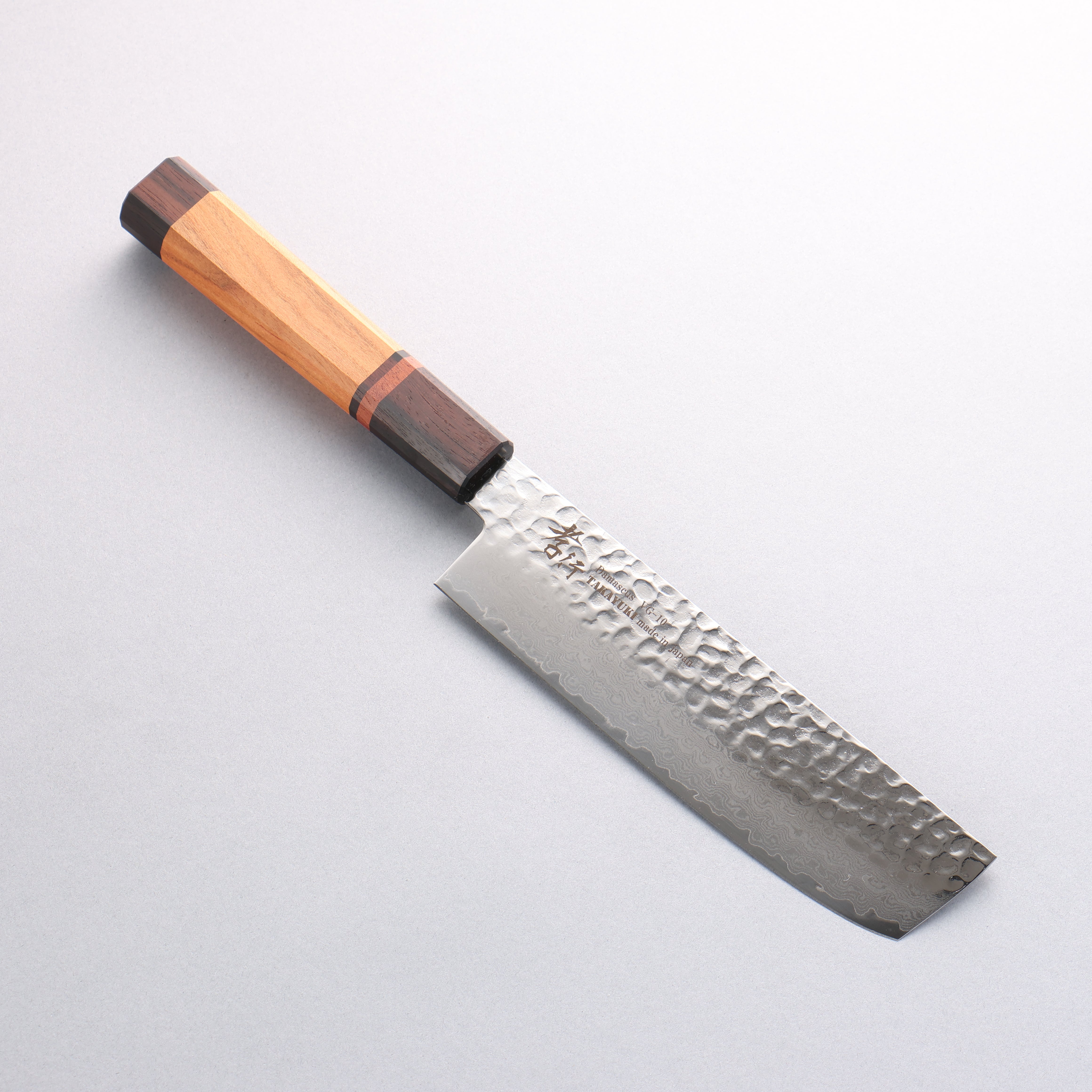 堺 孝行 VG10 33層 大馬士革紋 菜切 日本刀 170mm 山櫻握把 - 清助刃物