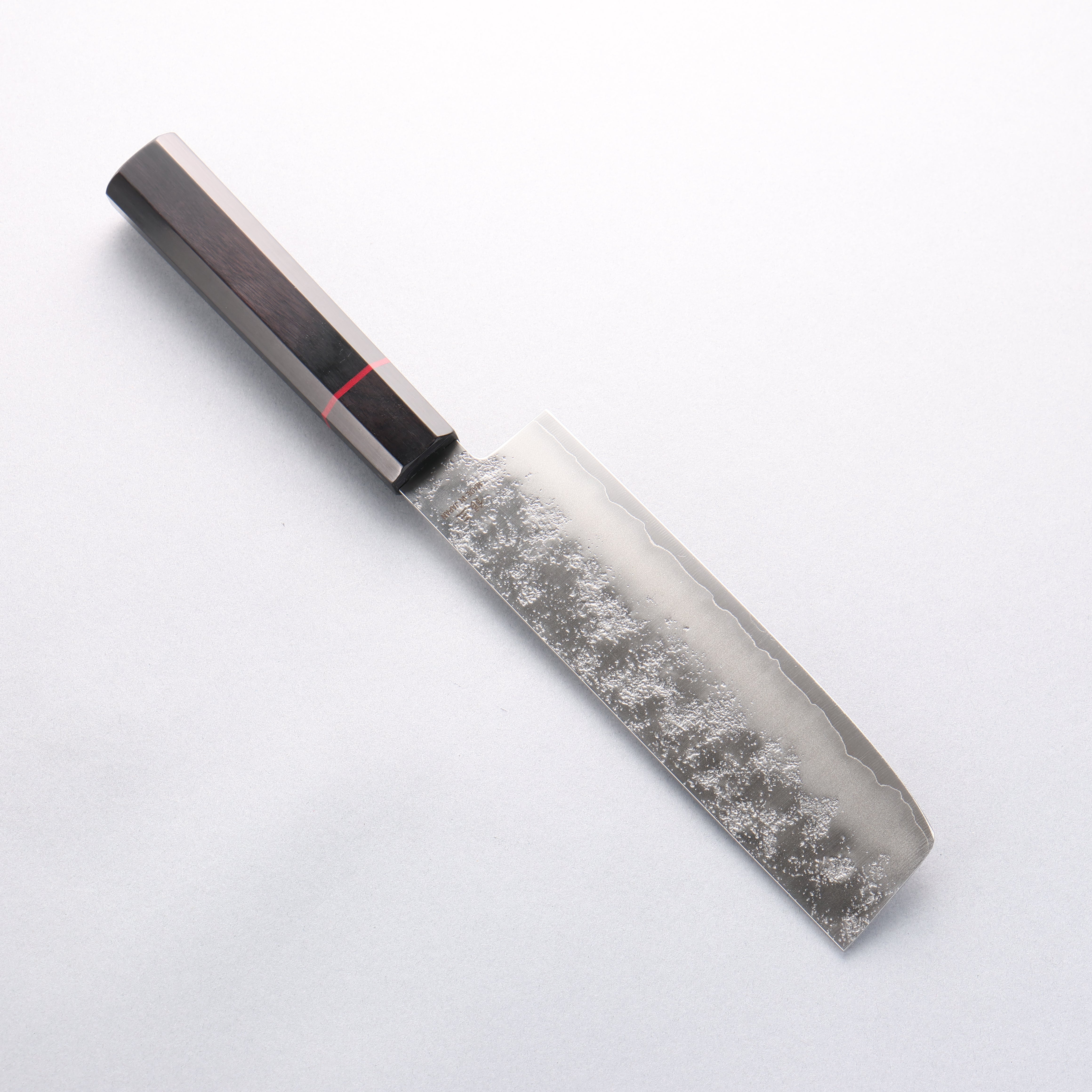 樋口 銀三鋼 梨地 薄刃 165mm 黑合成木 握把 - 清助刃物