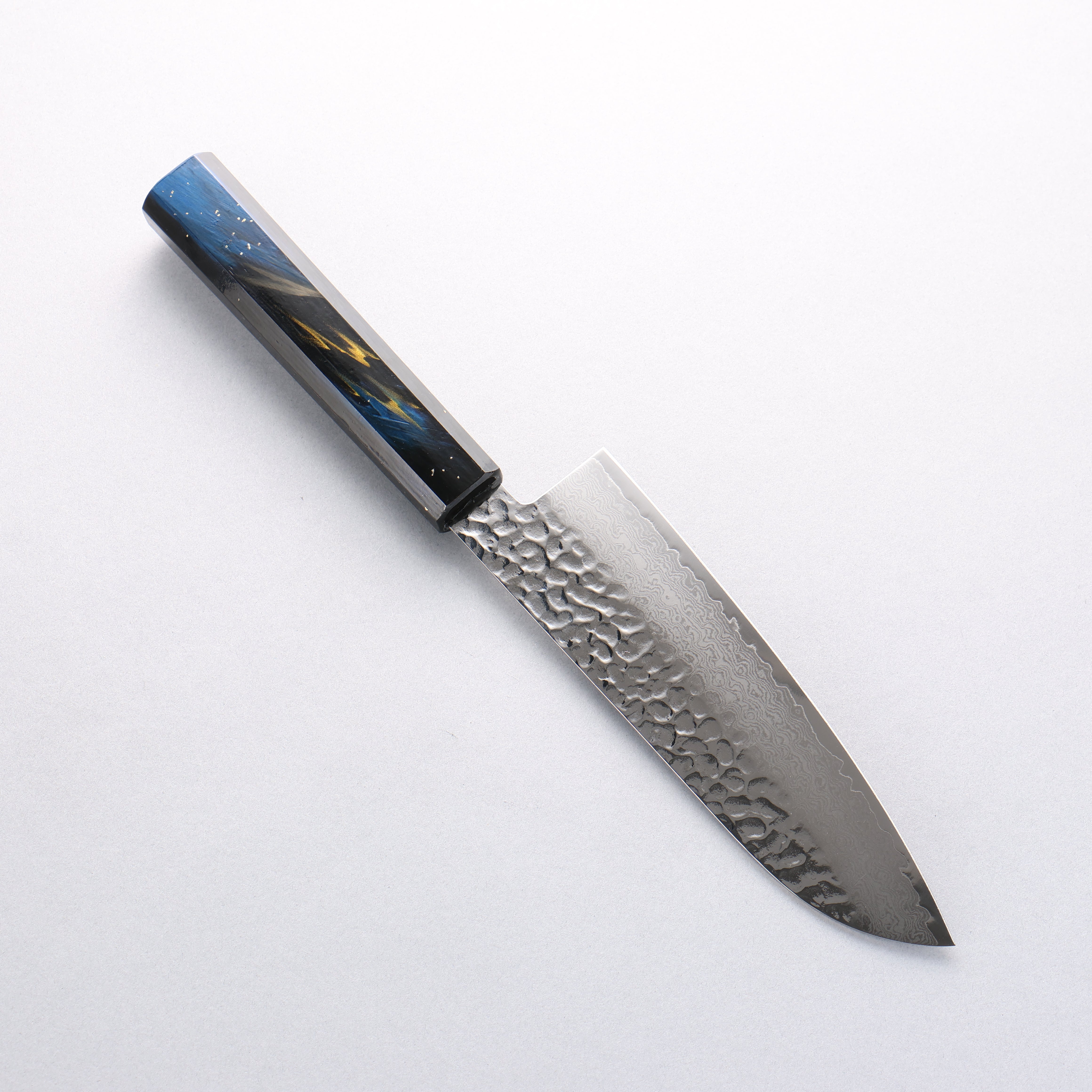 堺 孝行 VG10 33層大馬士革紋 三德刀 170mm 櫟木漆塗（彩宇）握把 - 清助刃物