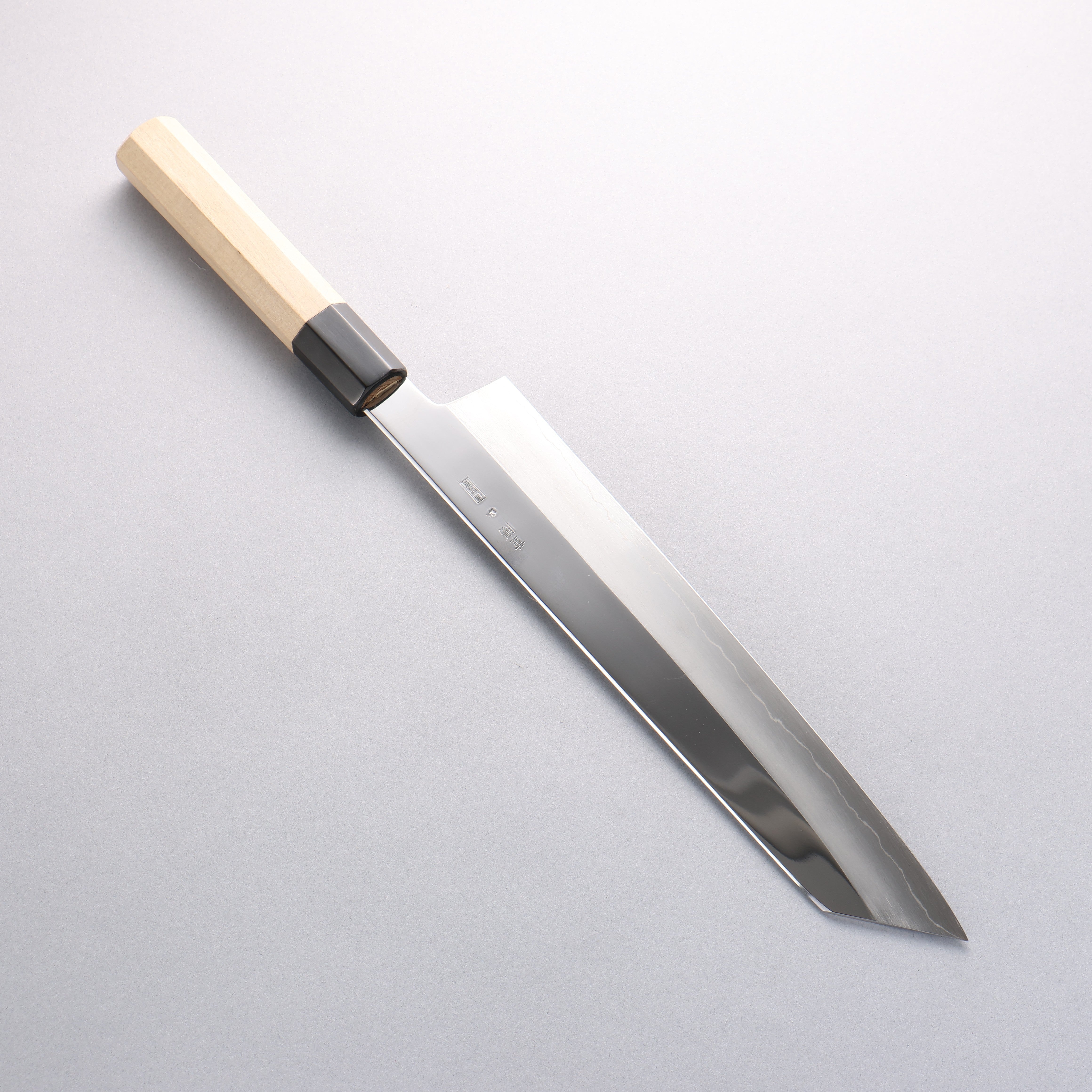 重陽 銀三鋼 鏡面處理 切付牛刀 270mm 木蘭握把 - 清助刃物