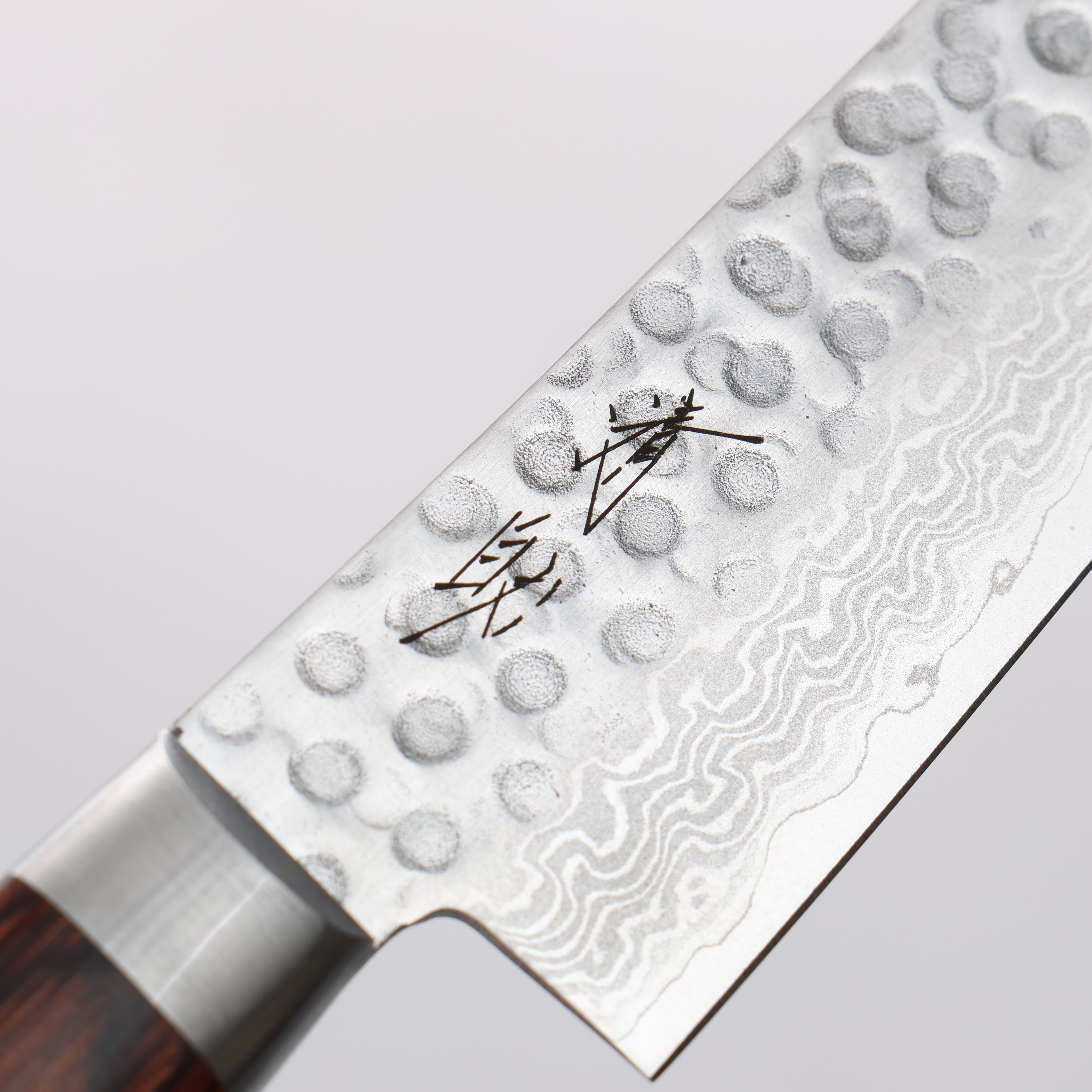 清助 VG10 17層 大馬士革紋 多用途小刀 135mm 桃花心木 握把 - 清助刃物